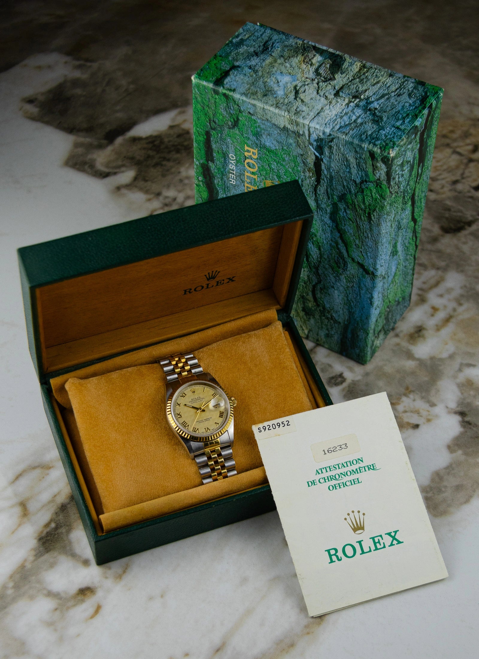 1994 Rolex Datejust Ref. 16233 Tropical Pyramid Dial