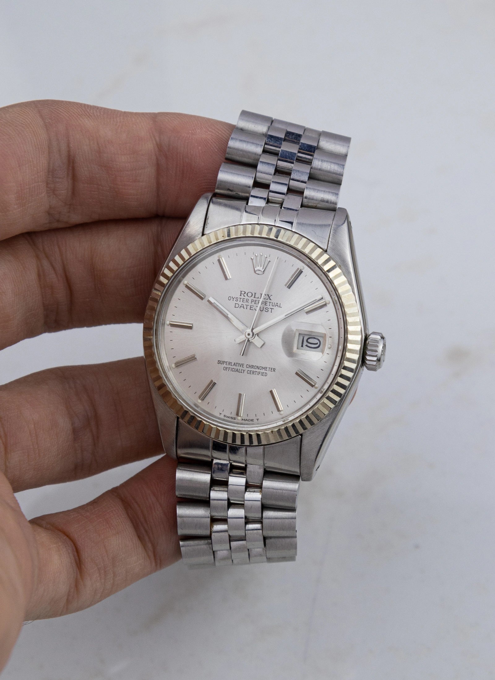 1979 Rolex Datejust 16014 Silver Dial