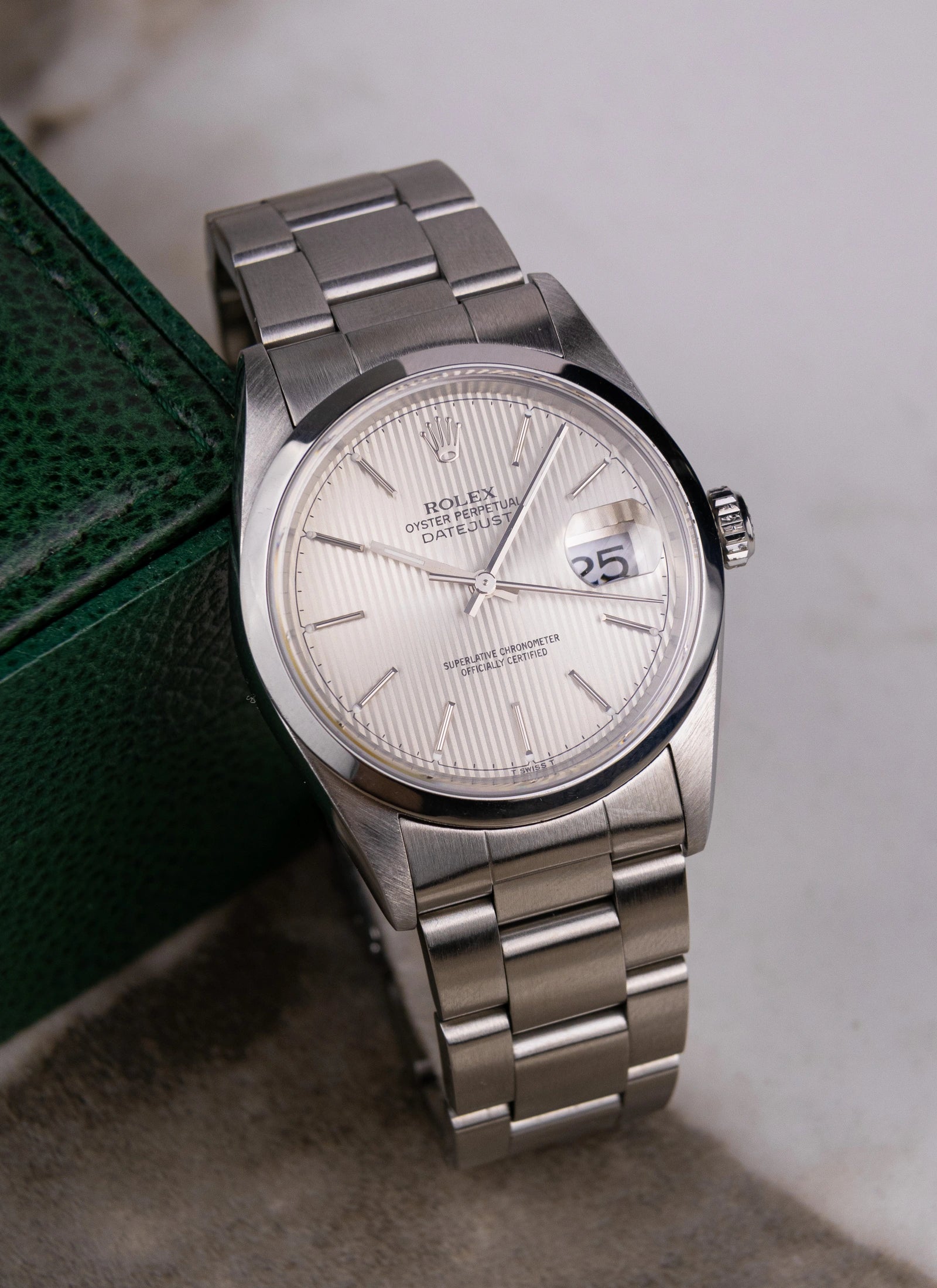 1997 Rolex Datejust 16200 Tapestry Dial