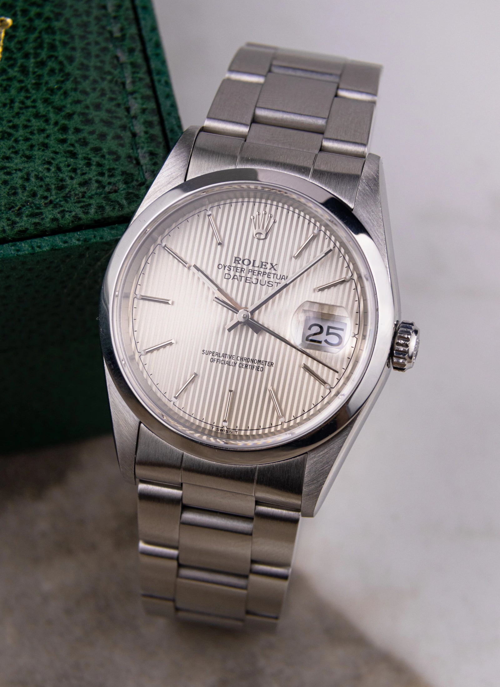 1997 Rolex Datejust 16200 Tapestry Dial