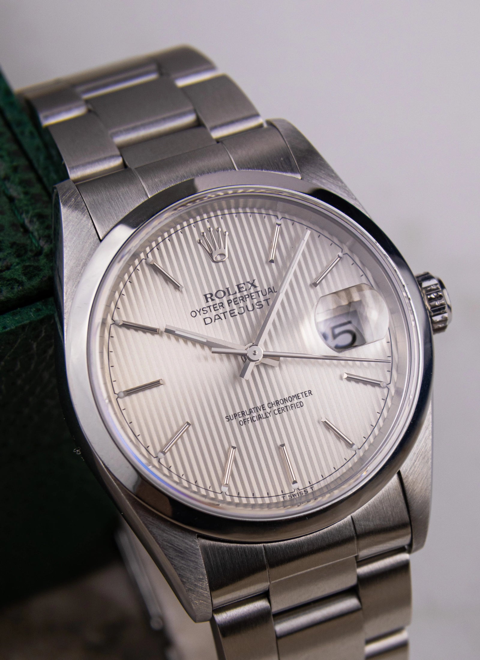 1997 Rolex Datejust 16200 Tapestry Dial