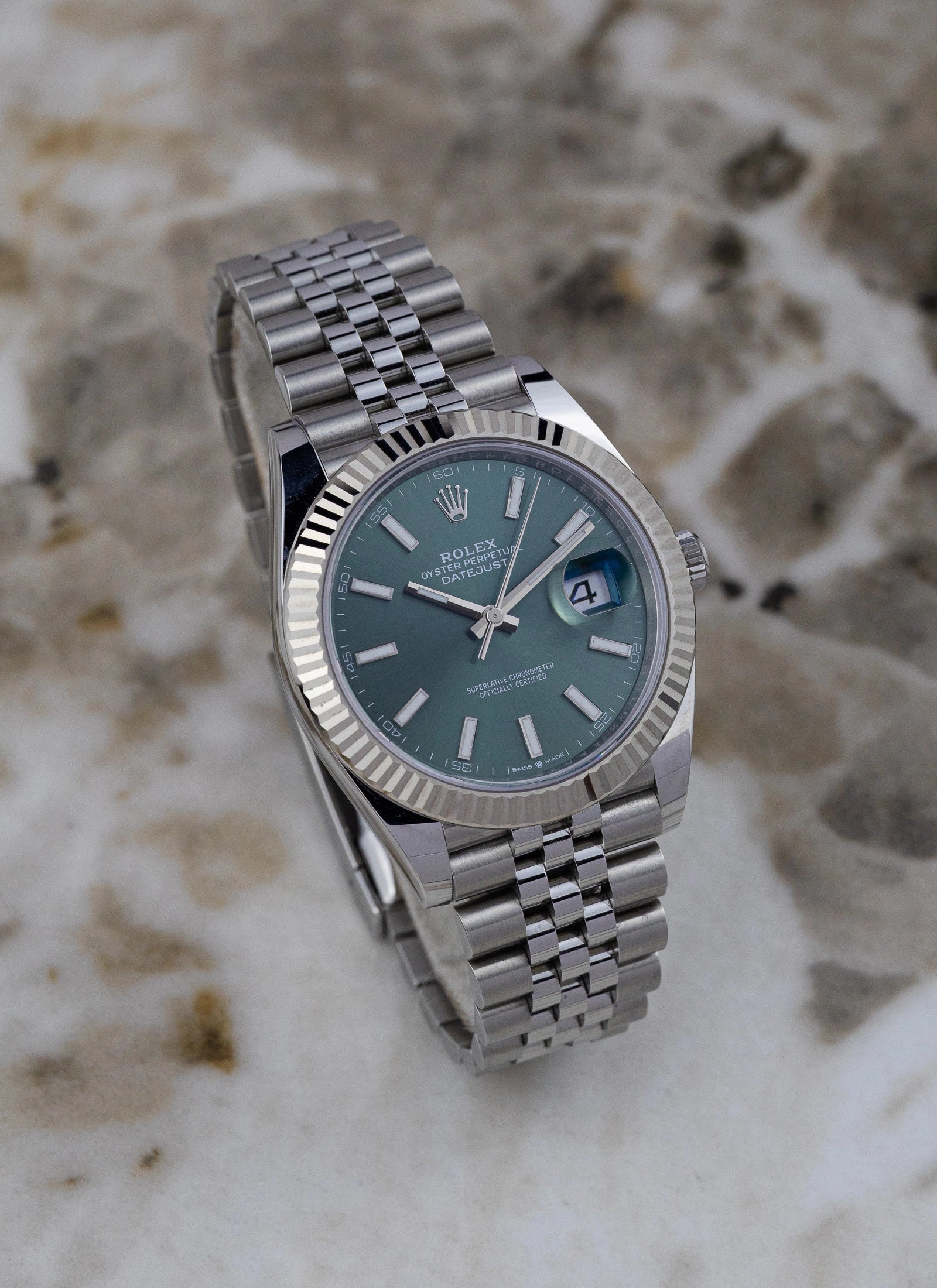 2025 Rolex Datejust 41 126334 Mint Green Full Set Kruk