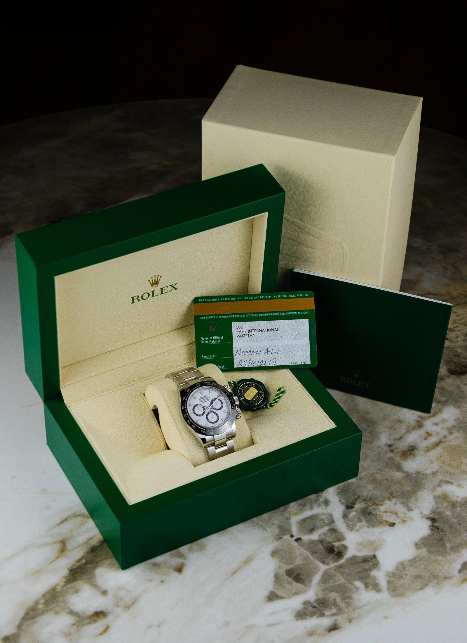 2019 Rolex Daytona Panda Ref. 116500LN