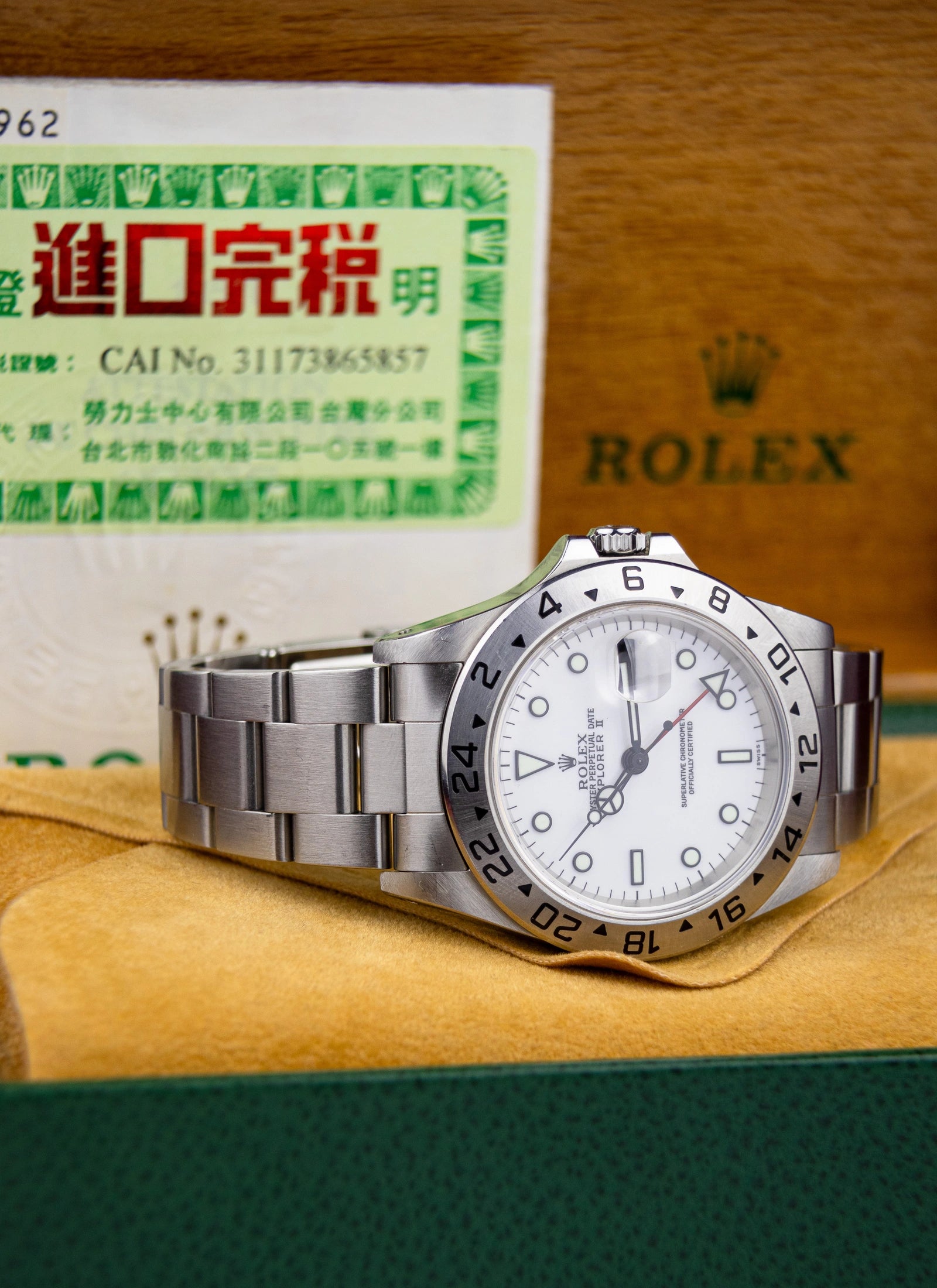 1997 Rolex Explorer II 16570 "Polar" Full Set