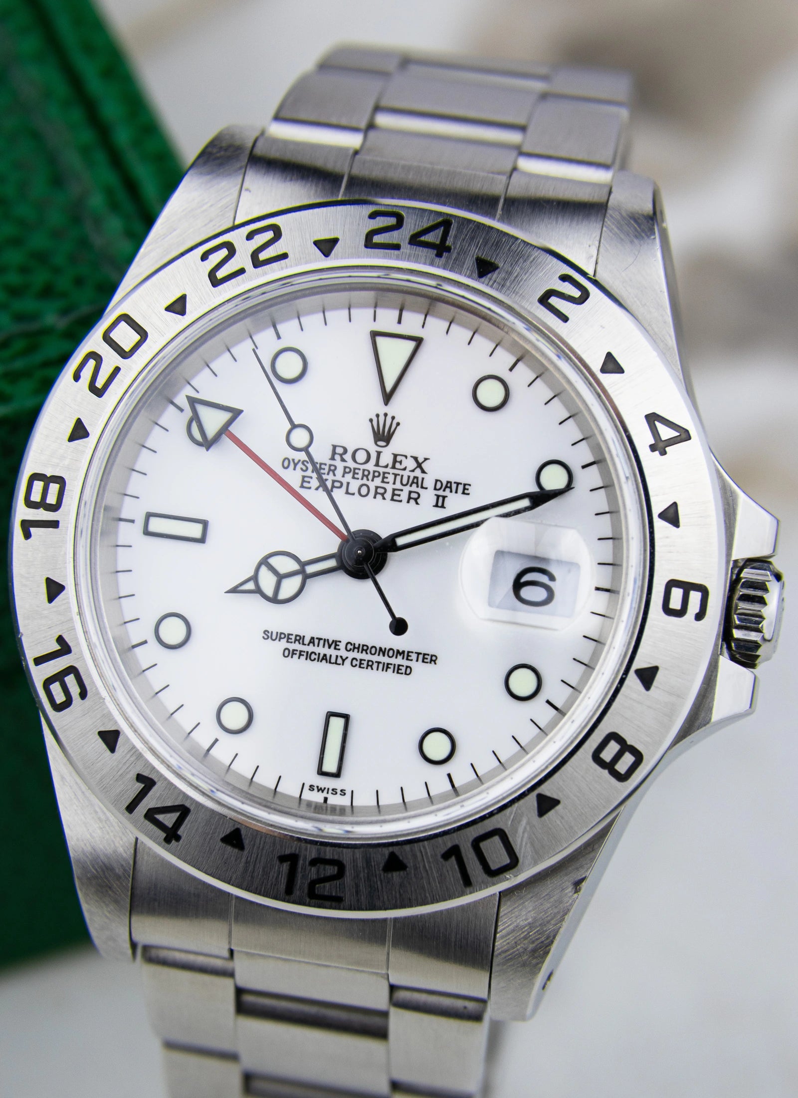 1998 Rolex Explorer II 16570 "Polar" Full Set