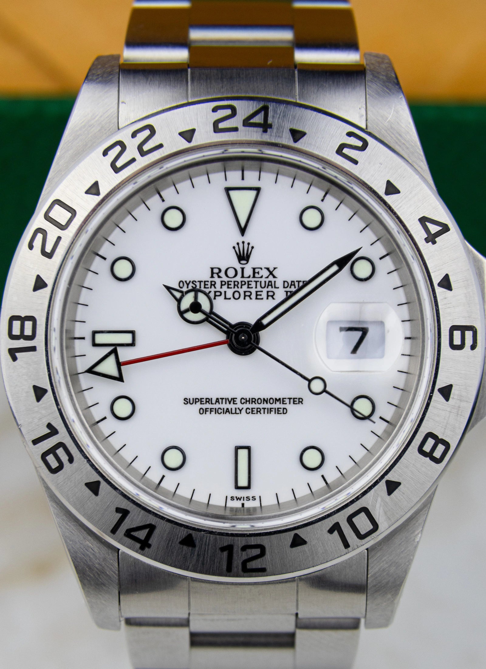 1998 Rolex Explorer II 16570 "Polar" Full Set