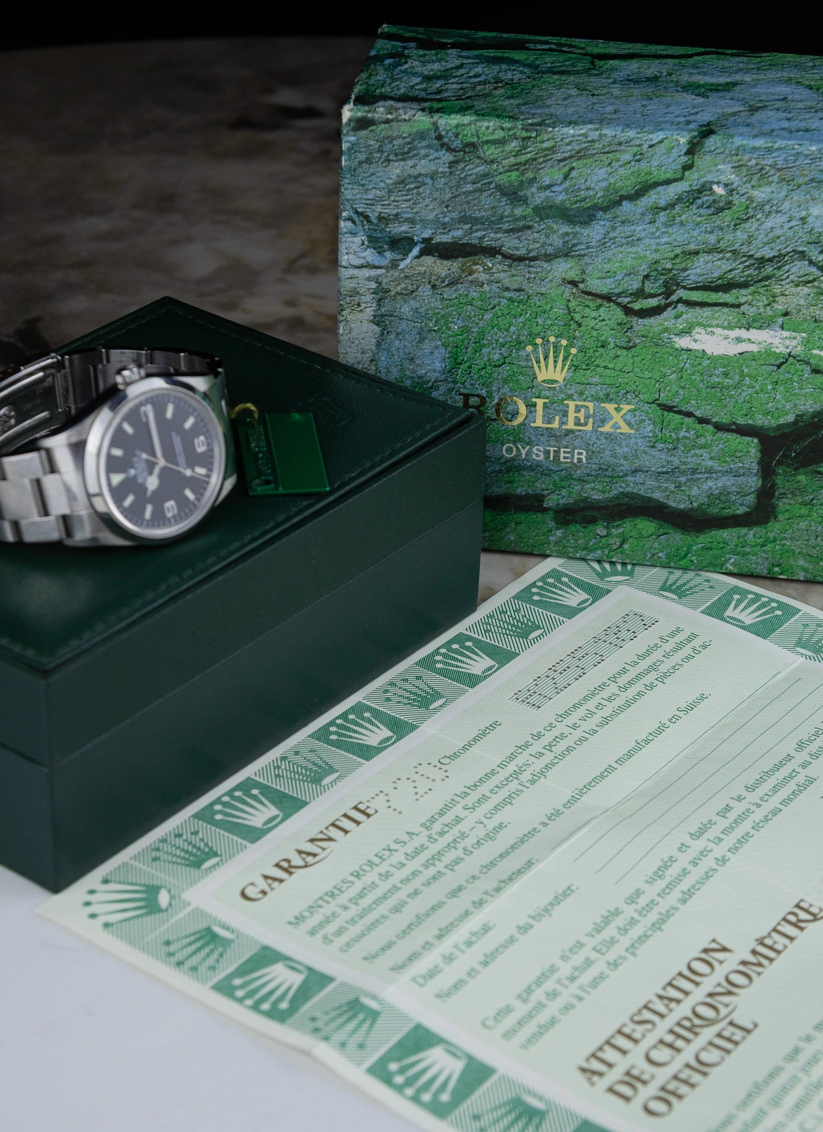 1999 Rolex Explorer 14270 "Swiss Only" Dial Full Set