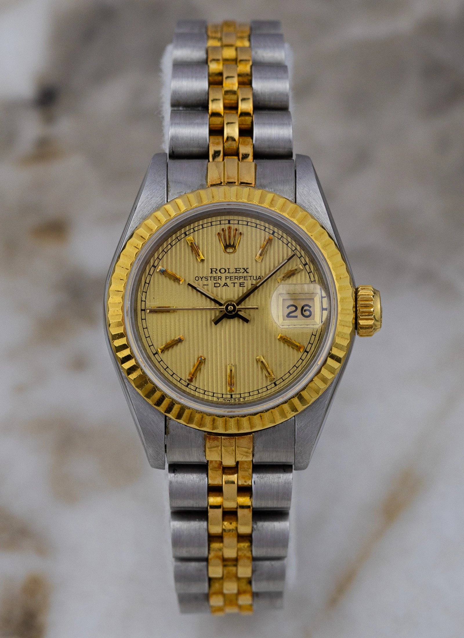 1984 Rolex Date Lady Ref. 69173 Tapestry Dial