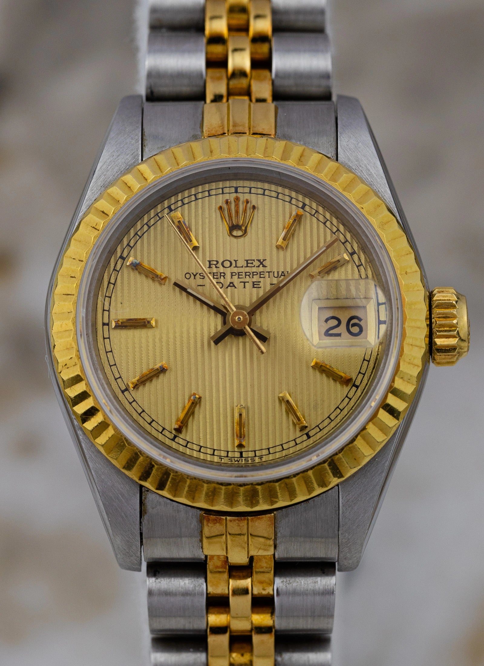 1984 Rolex Date Lady Ref. 69173 Tapestry Dial