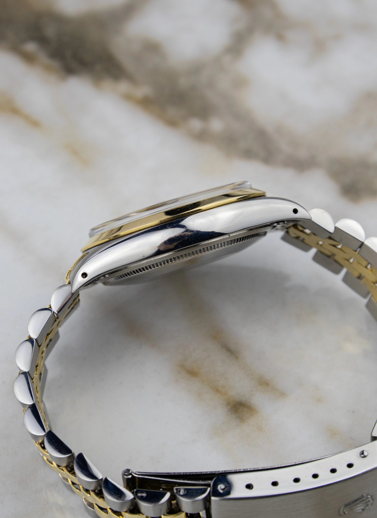 1979 Rolex Oyster Perpetual Date 1500 Bicolor Linen Dial