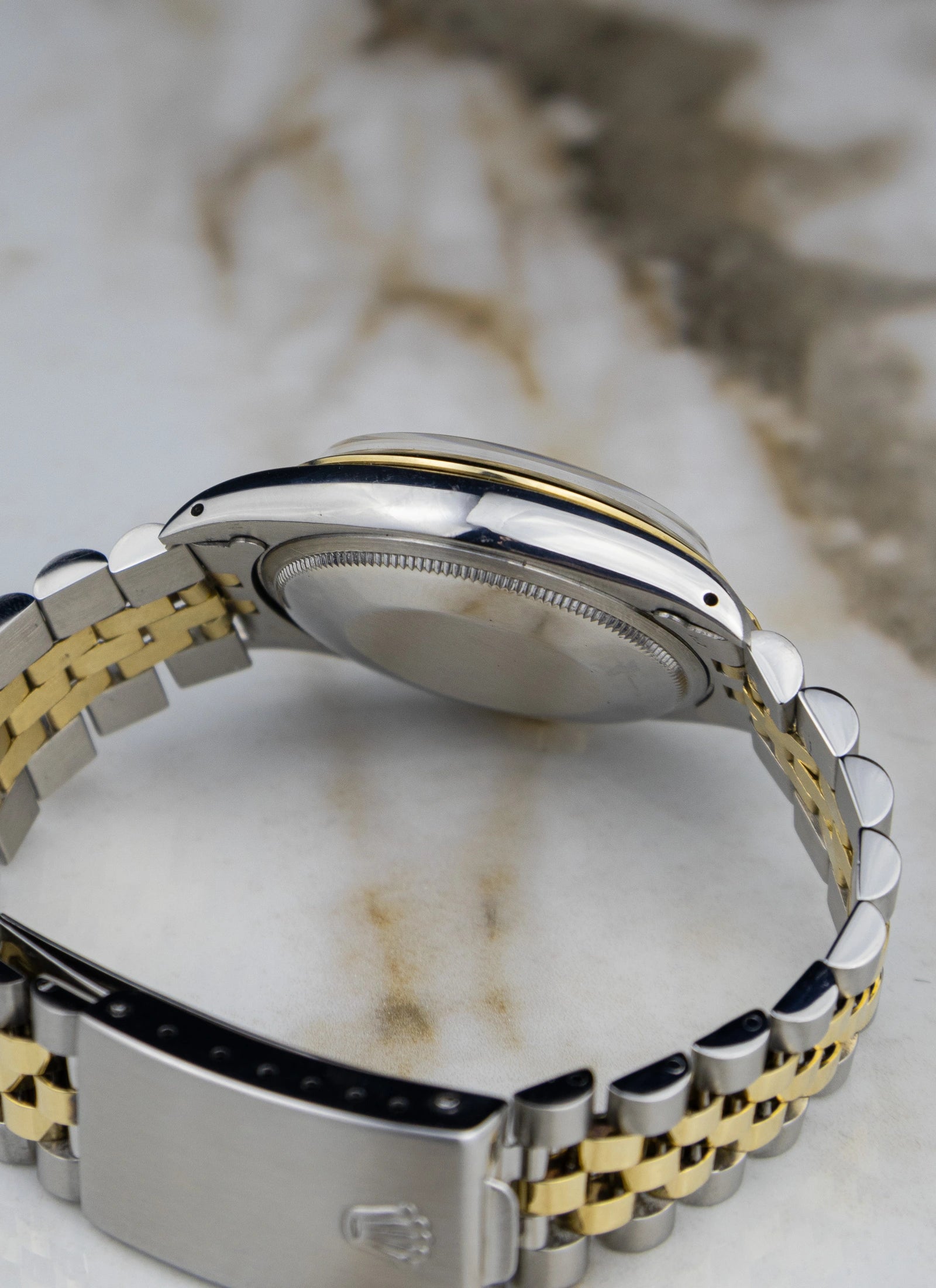 1979 Rolex Oyster Perpetual Date 1500 Bicolor Linen Dial