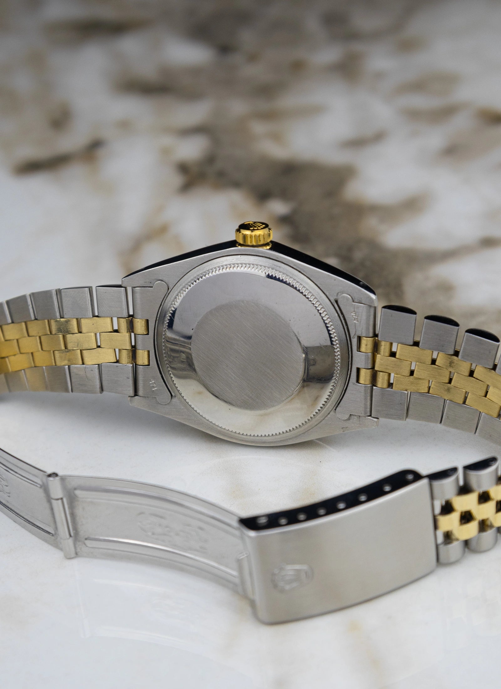 1979 Rolex Oyster Perpetual Date 1500 Bicolor Linen Dial