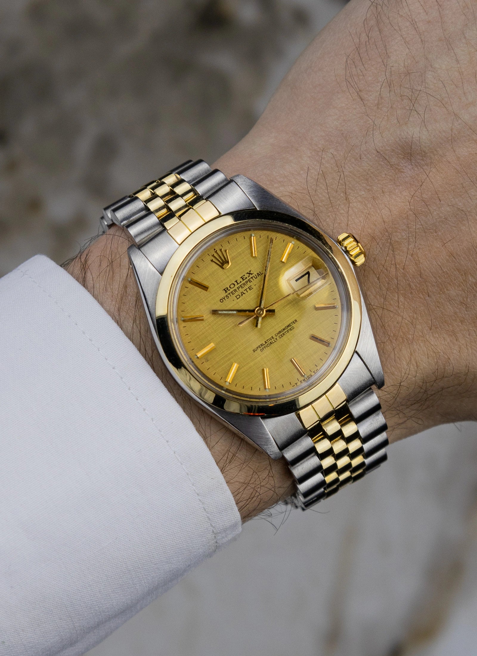 Rolex oyster perpetual bicolor deals