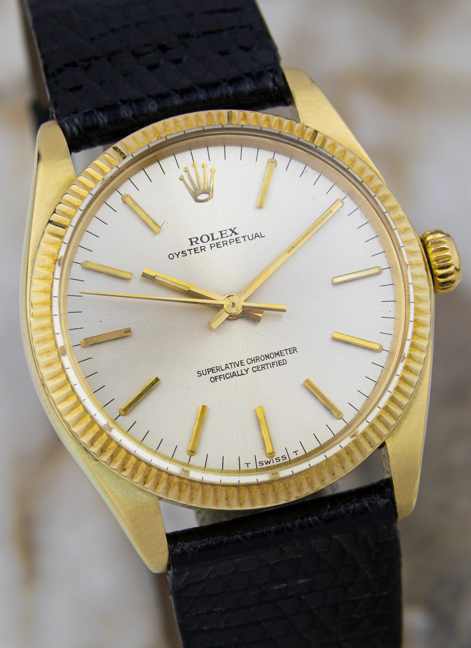 Pre-Order 1970s 14K Rolex Oyster Perpetual 1005