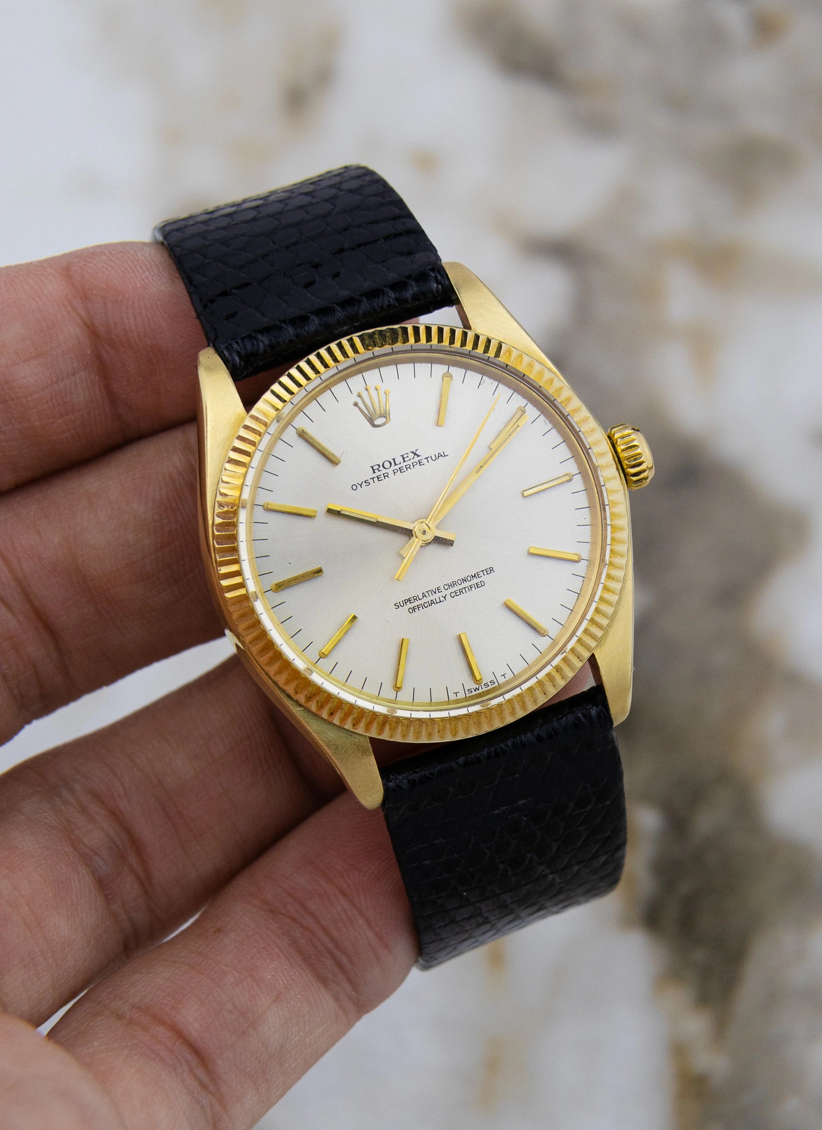 Pre-Order 1970s 14K Rolex Oyster Perpetual 1005