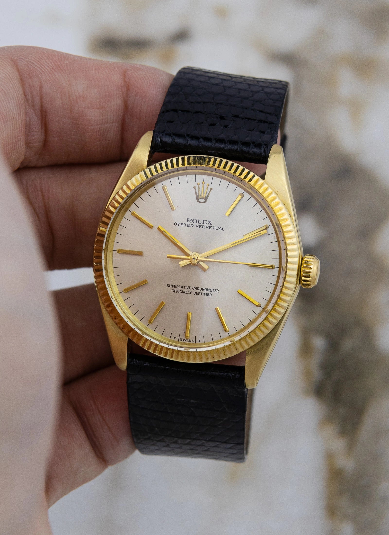 Pre-Order 1970s 14K Rolex Oyster Perpetual 1005