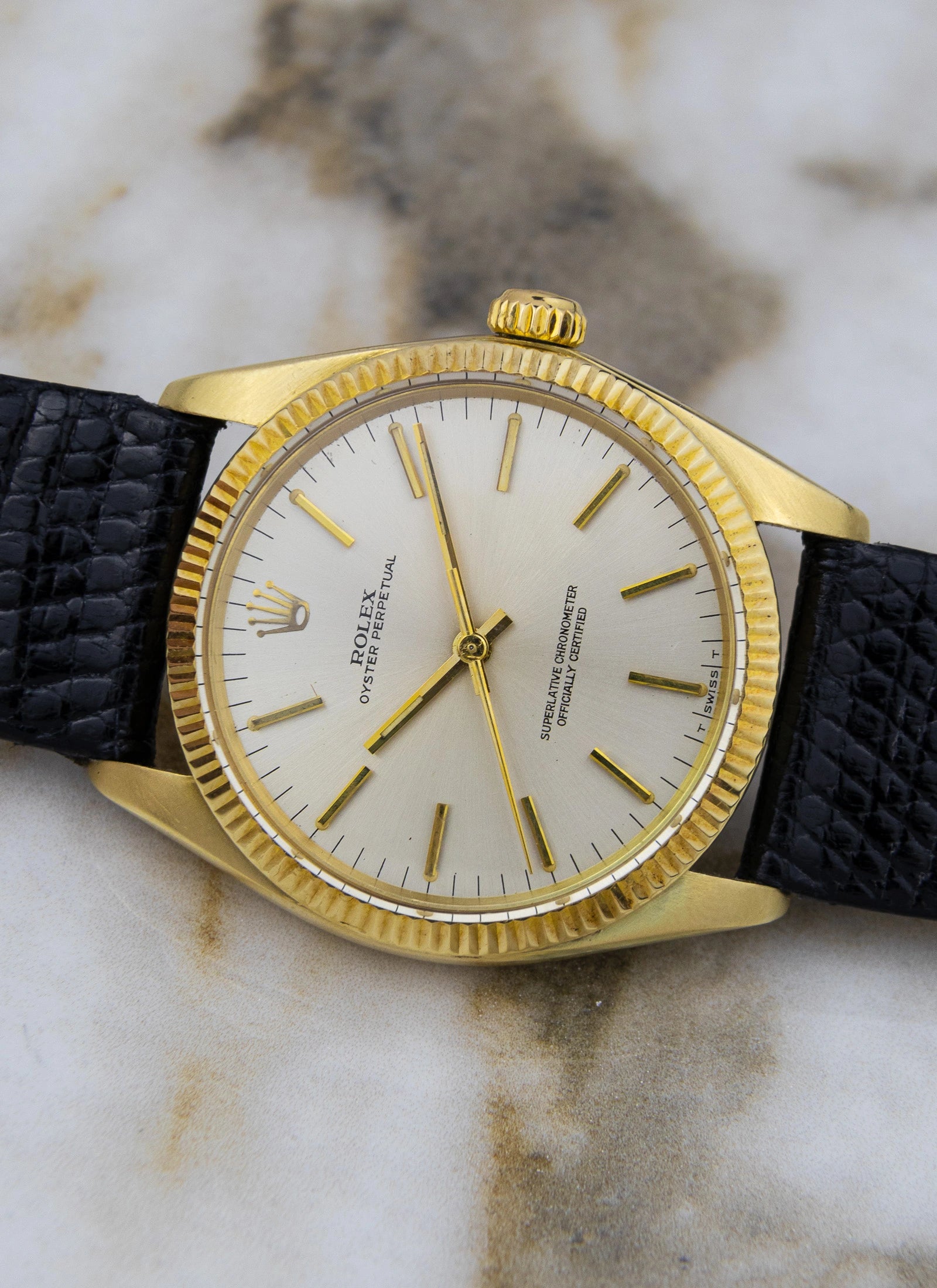 Pre-Order 1970s 14K Rolex Oyster Perpetual 1005