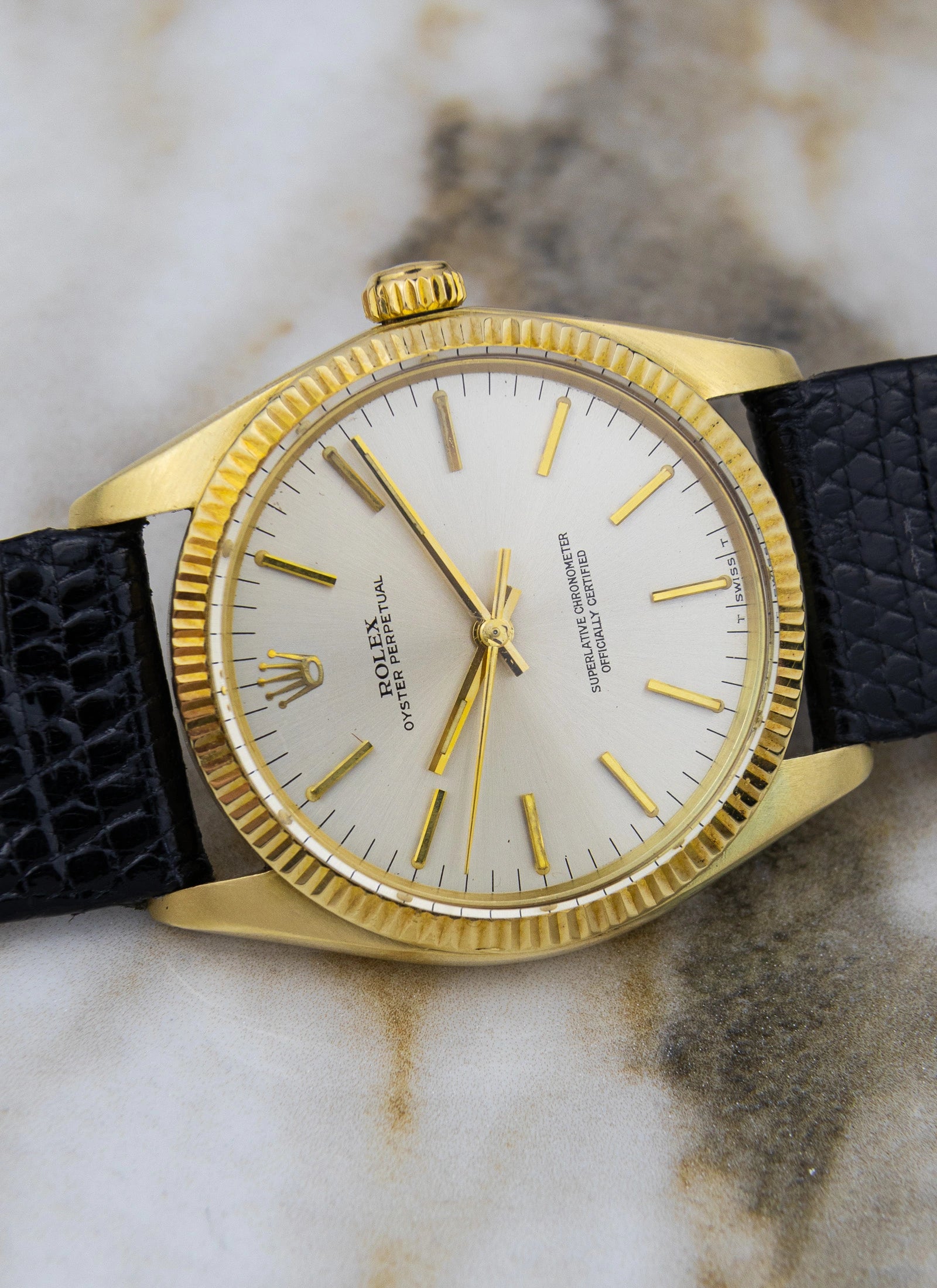 Pre-Order 1970s 14K Rolex Oyster Perpetual 1005