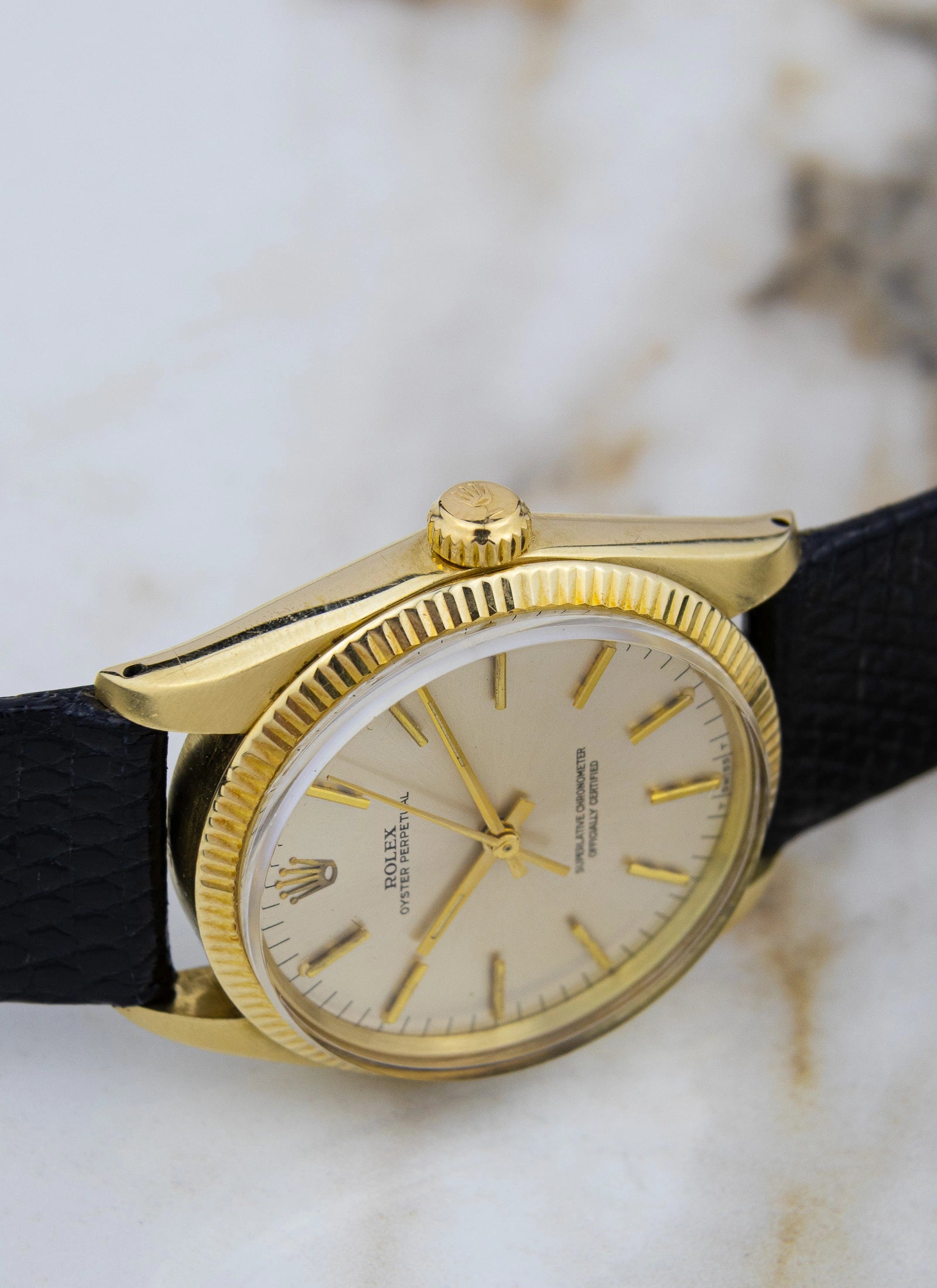 Pre-Order 1970s 14K Rolex Oyster Perpetual 1005