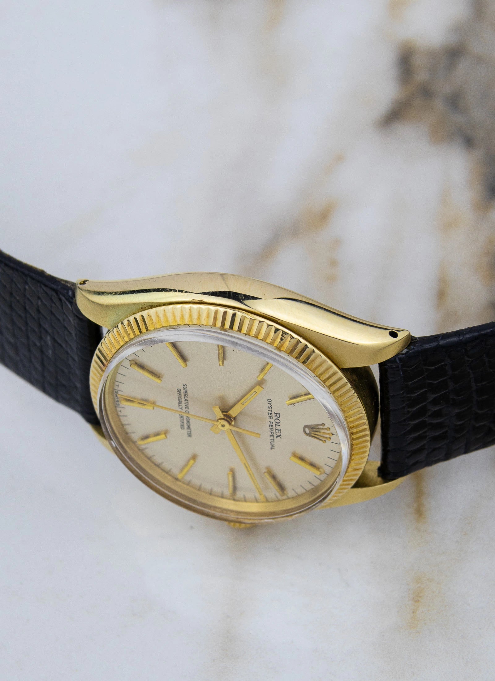 Pre-Order 1970s 14K Rolex Oyster Perpetual 1005