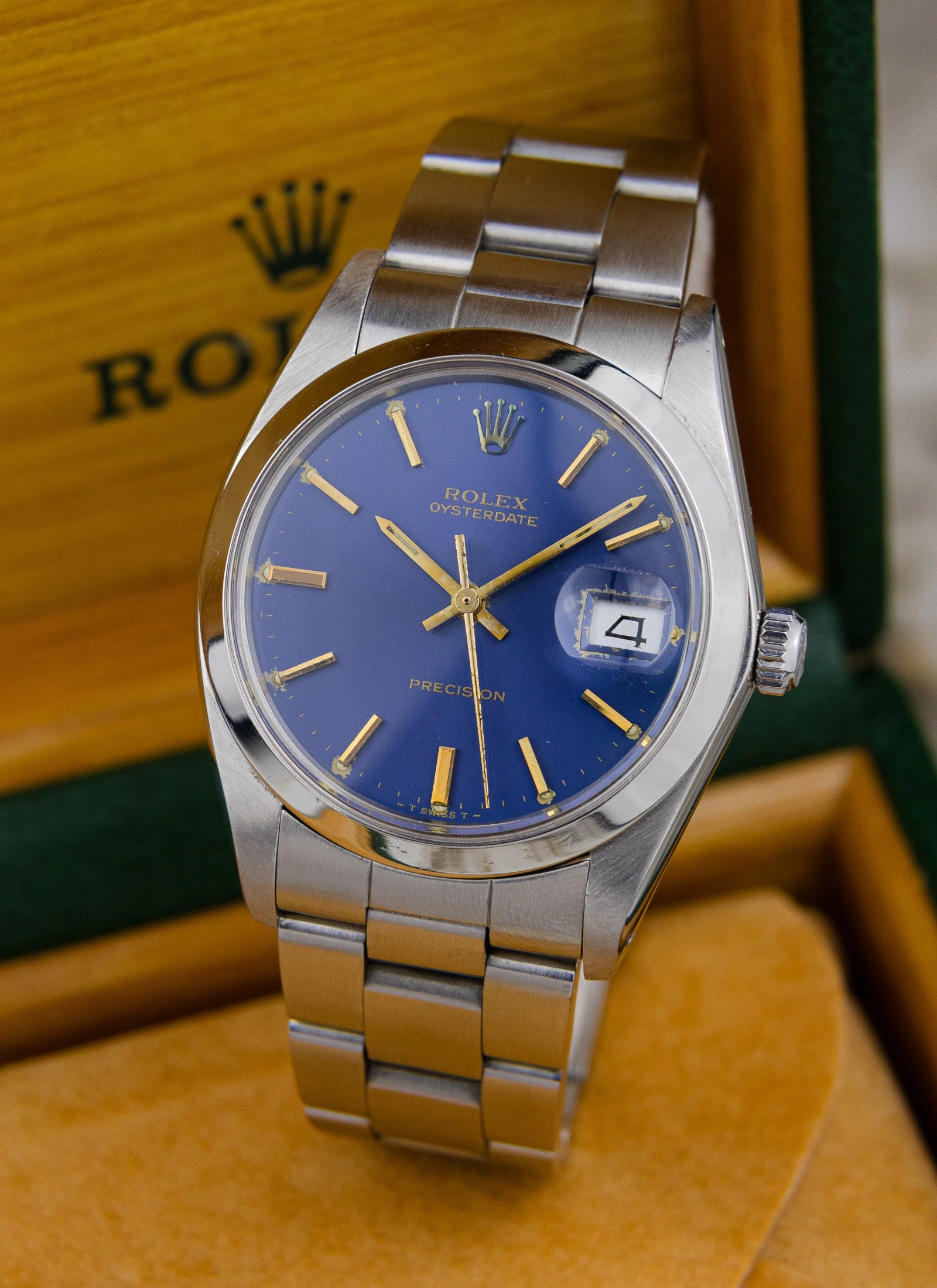 1984 Rolex Oysterdate 6694 Navy Full Set