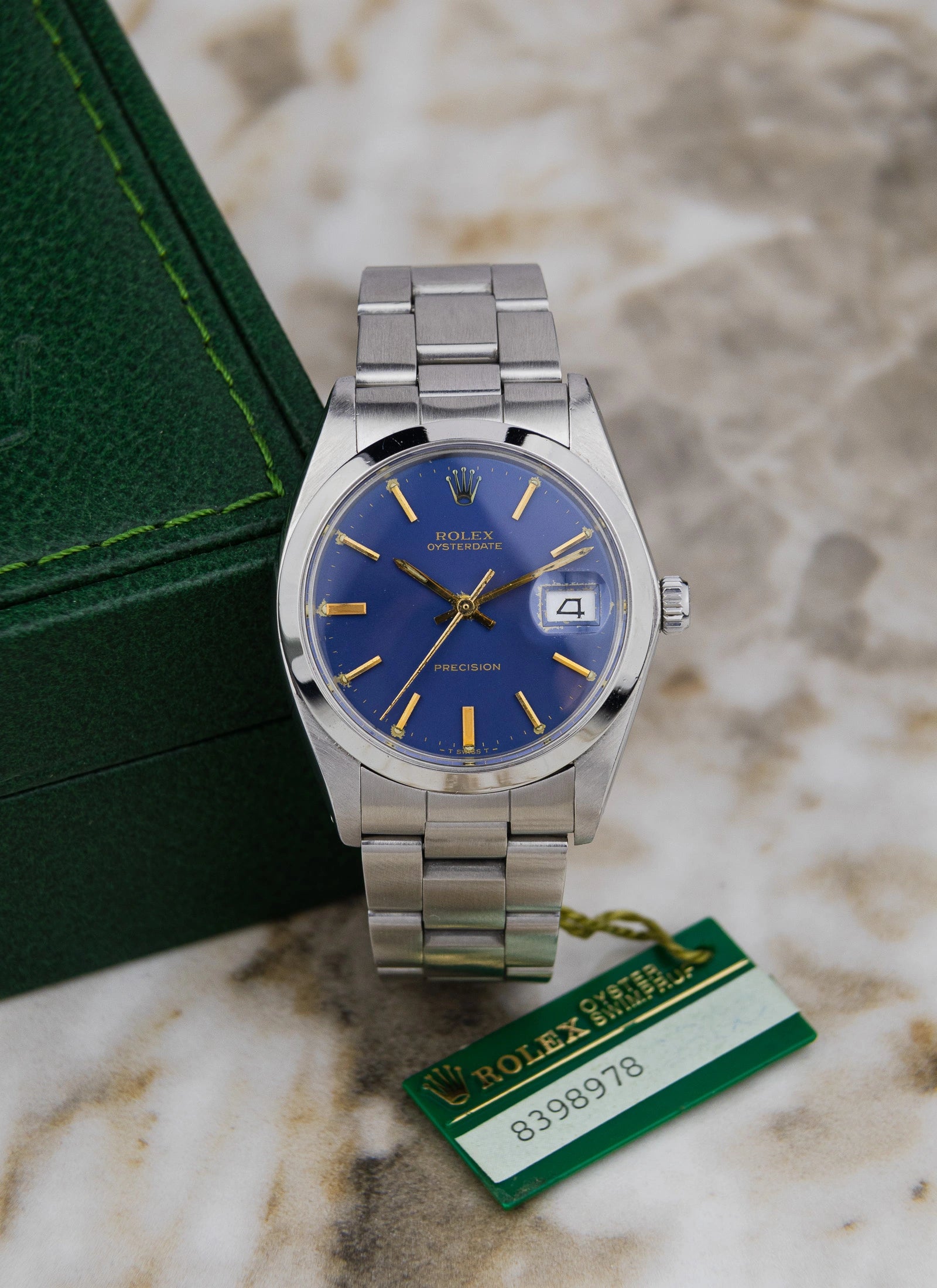 1984 Rolex Oysterdate 6694 Navy Full Set