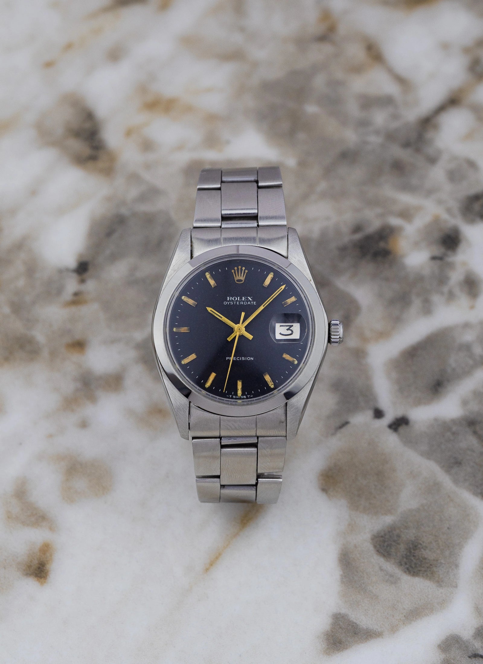 Rolex Oysterdate 6694 Black Dial