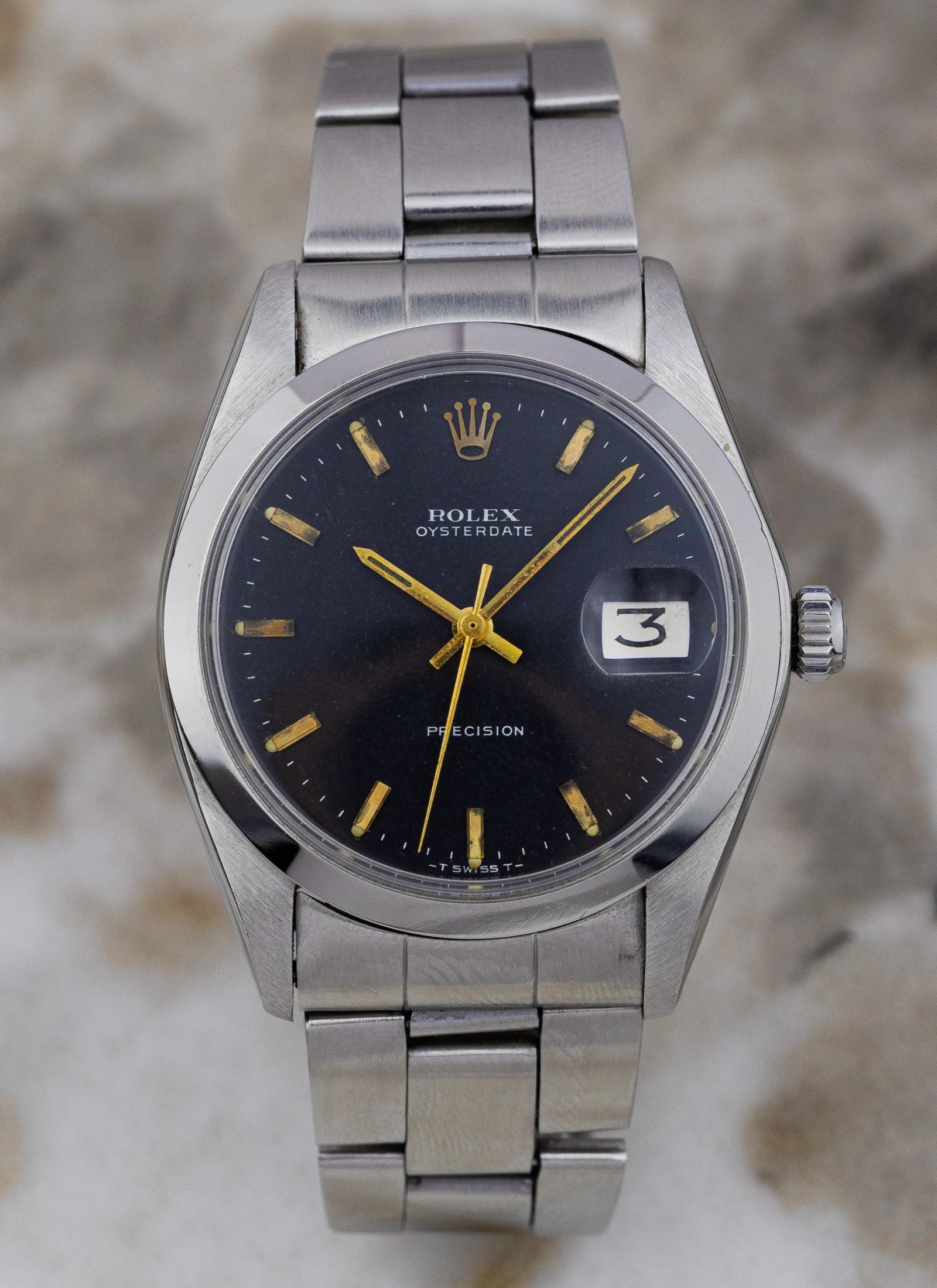 Rolex Oysterdate 6694 Black Dial