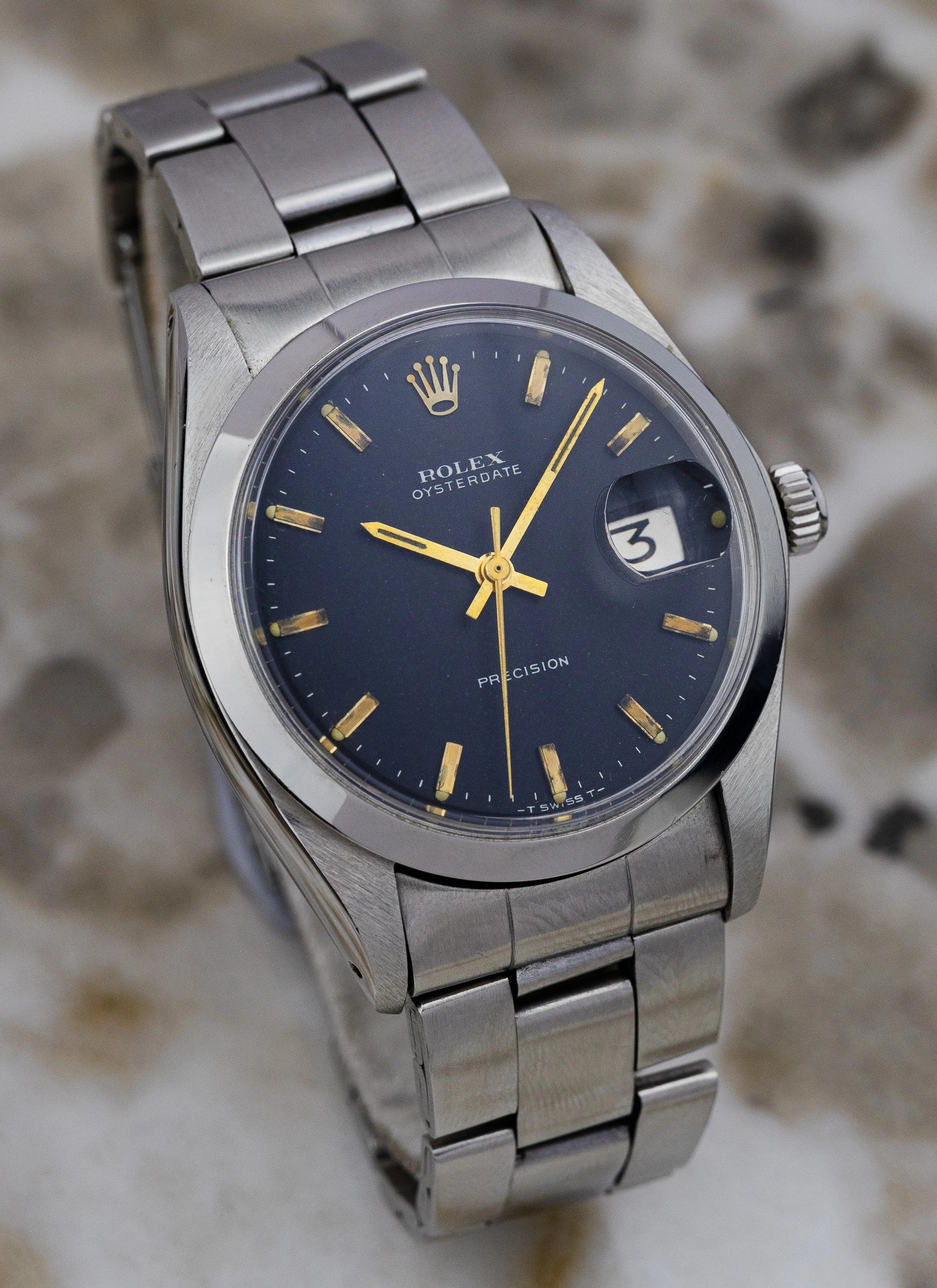 Rolex Oysterdate 6694 Black Dial