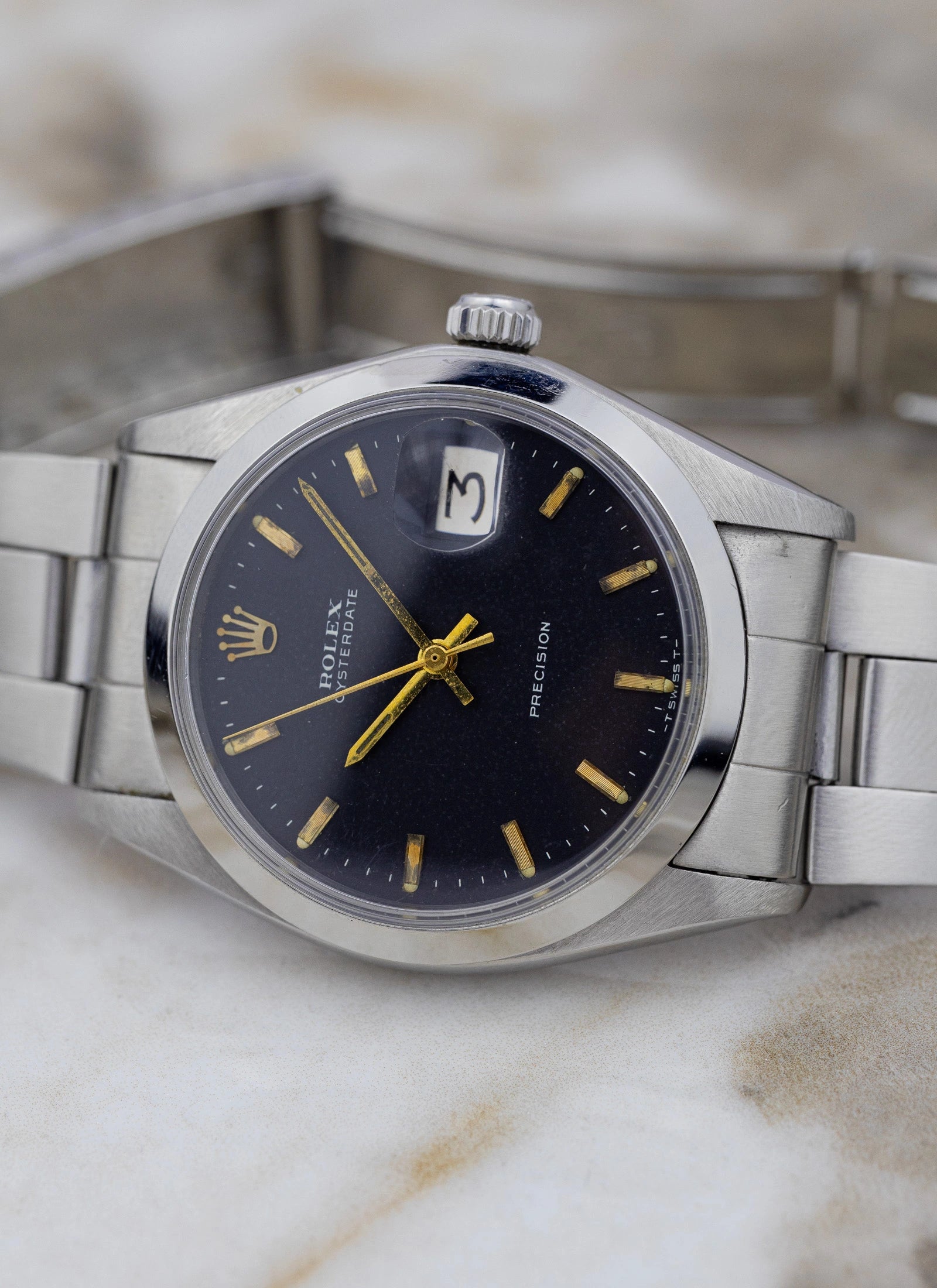 Rolex Oysterdate 6694 Black Dial