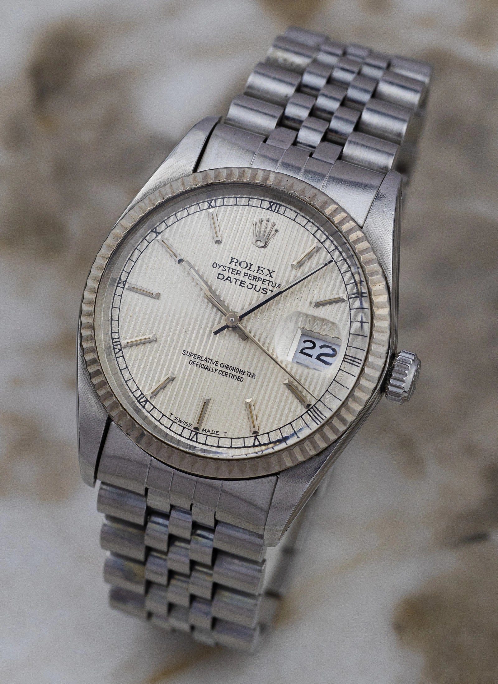 1984 Rolex Datejust Tapestry Dial 16014