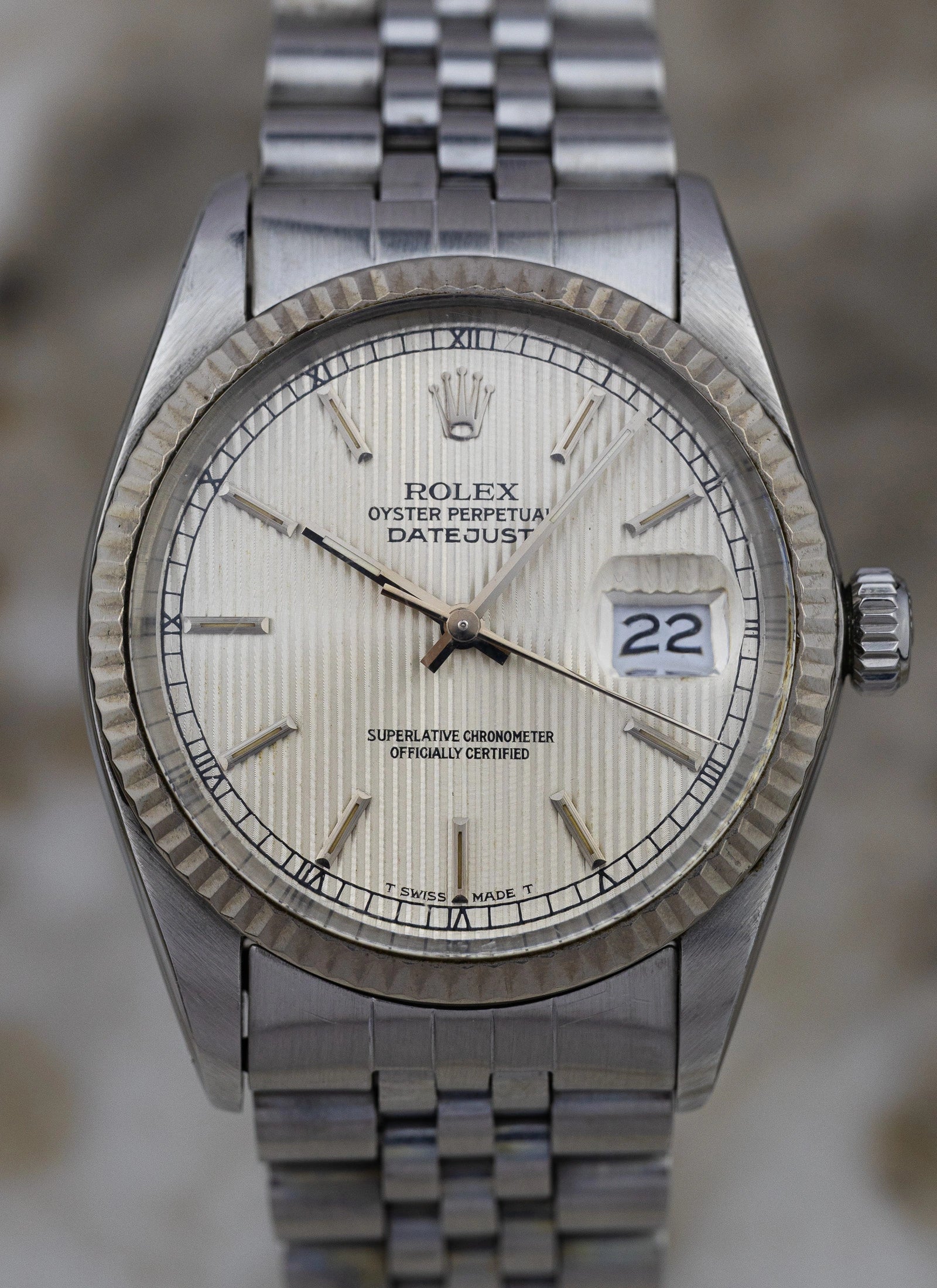 1984 Rolex Datejust Tapestry Dial 16014