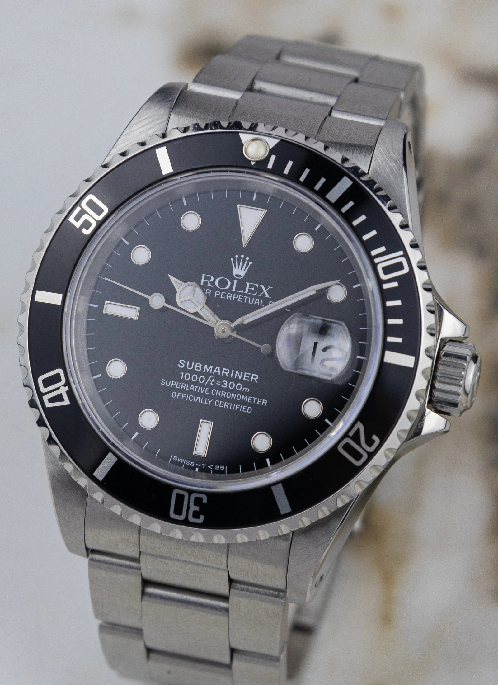 1990 Rolex Submariner 16610