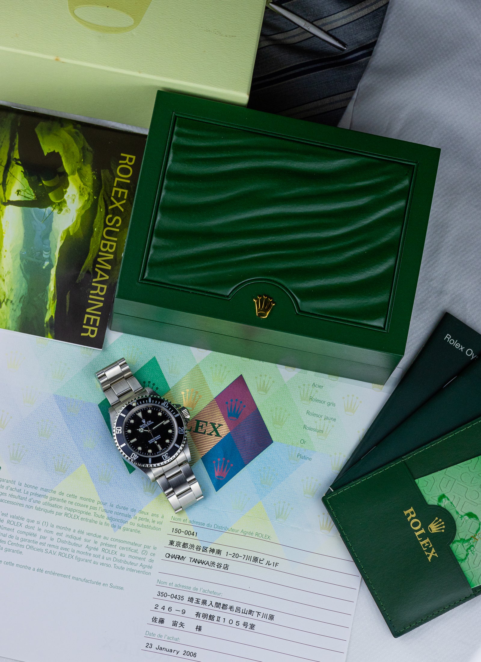 2006 Rolex Submariner No-date 14060M Full Set