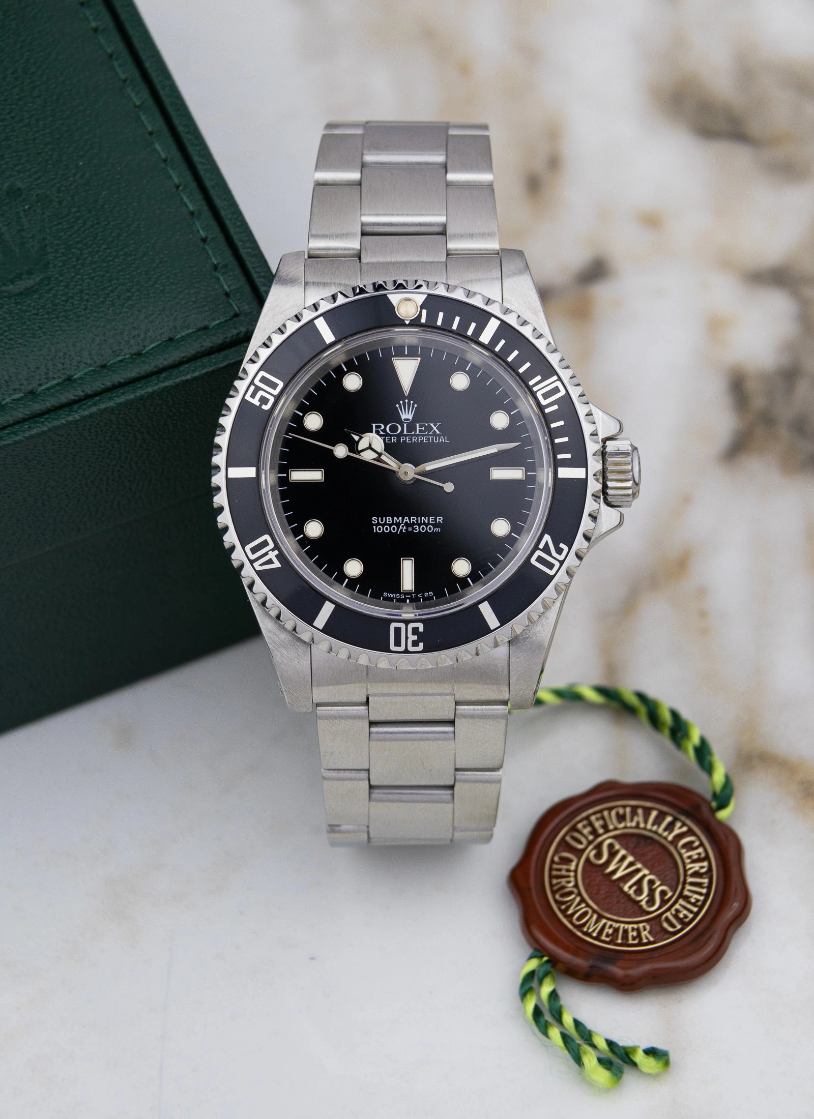 1991 Rolex Submariner No Date 14060 Full Set