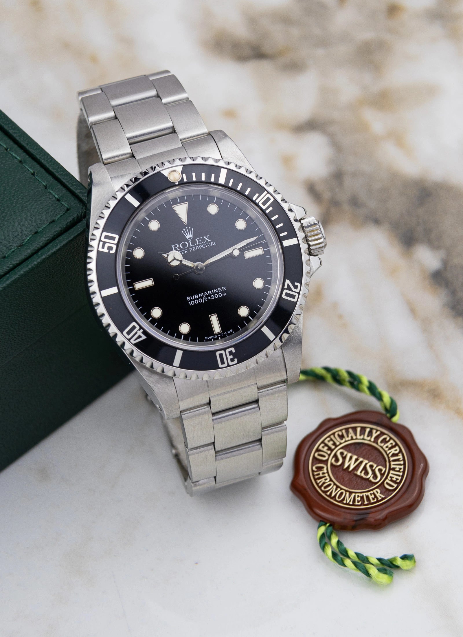 1991 Rolex Submariner No Date 14060 Full Set