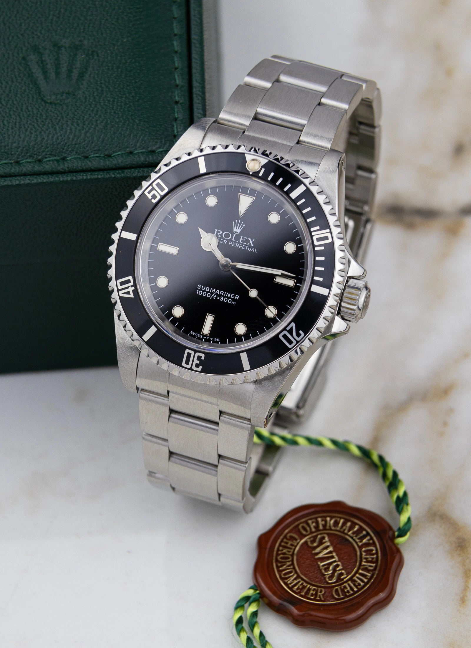 1991 Rolex Submariner No Date 14060 Full Set