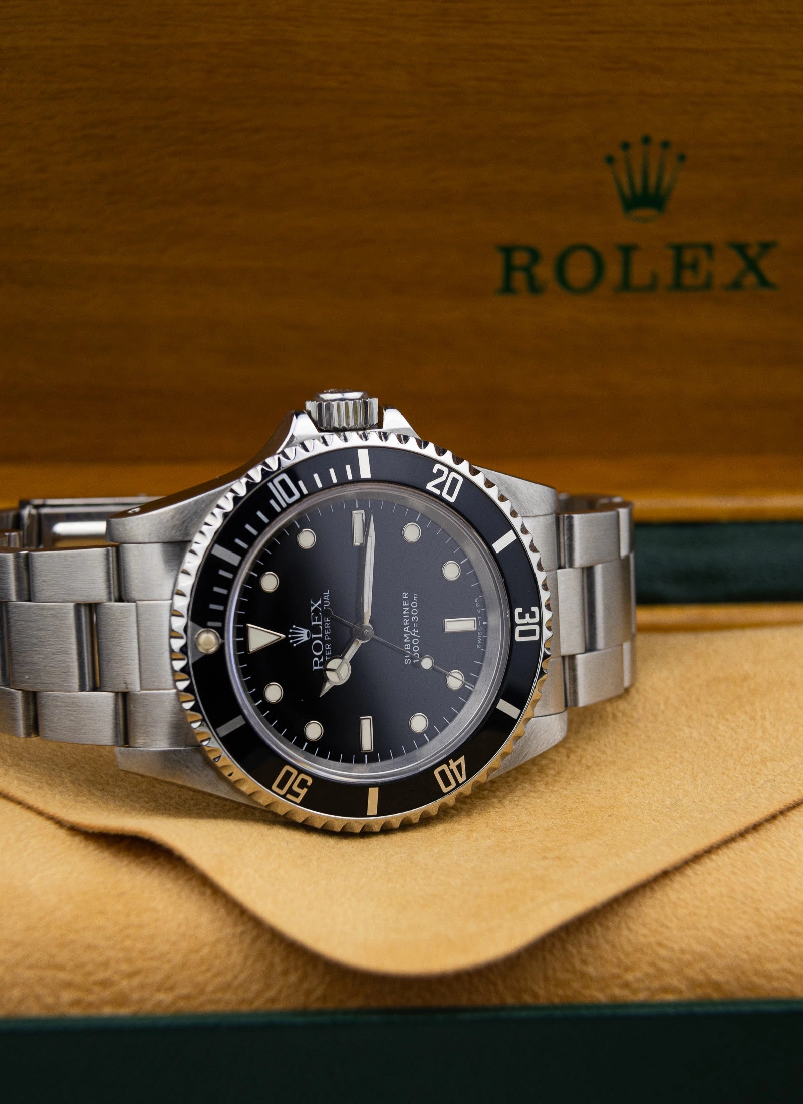 1991 Rolex Submariner No Date 14060 Full Set