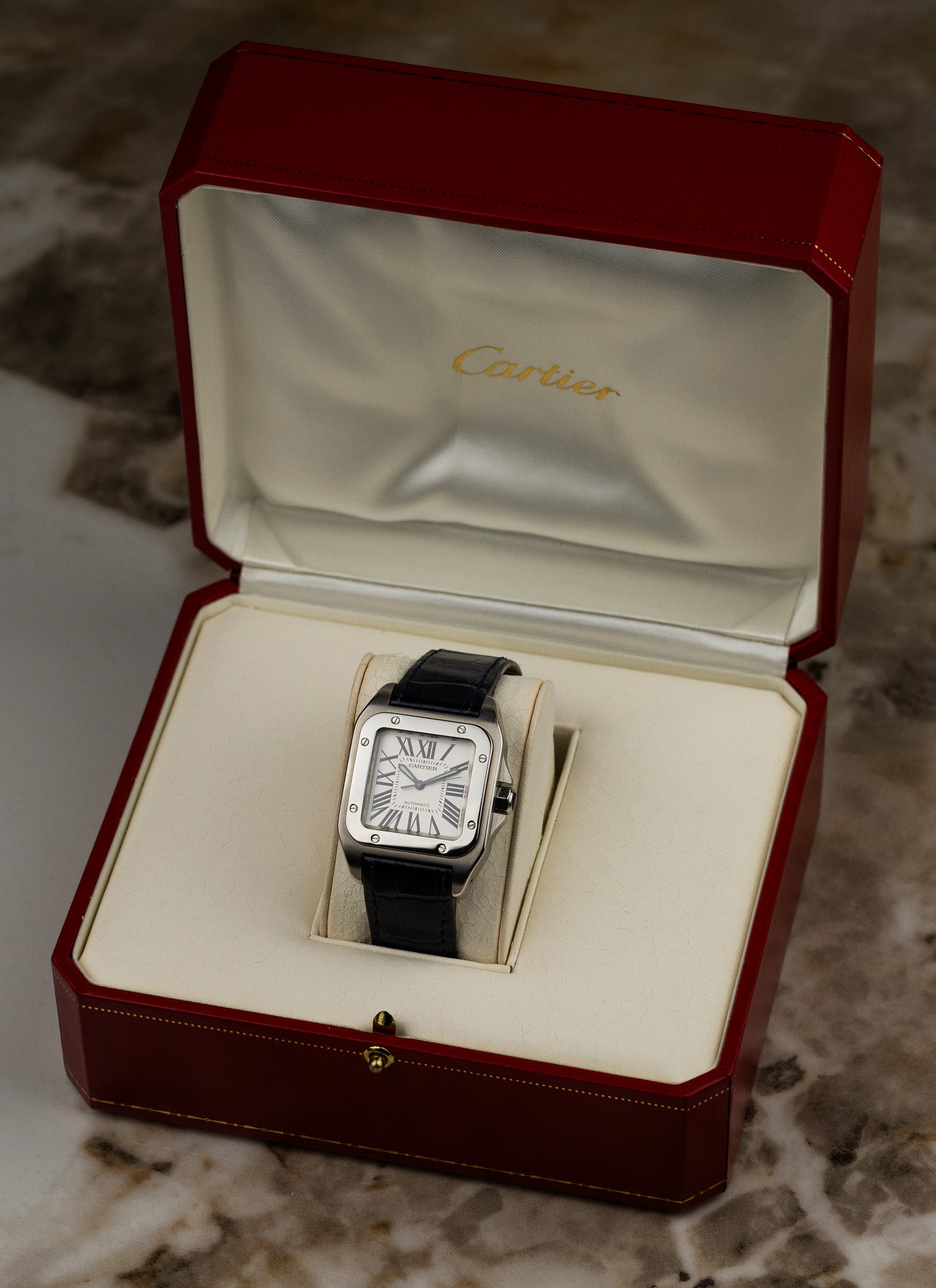 2000s Cartier Santos 100 Medium 2878
