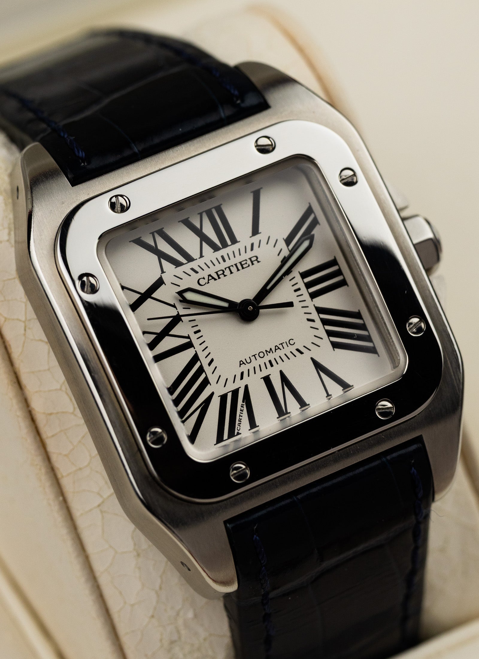 2000s Cartier Santos 100 Medium 2878