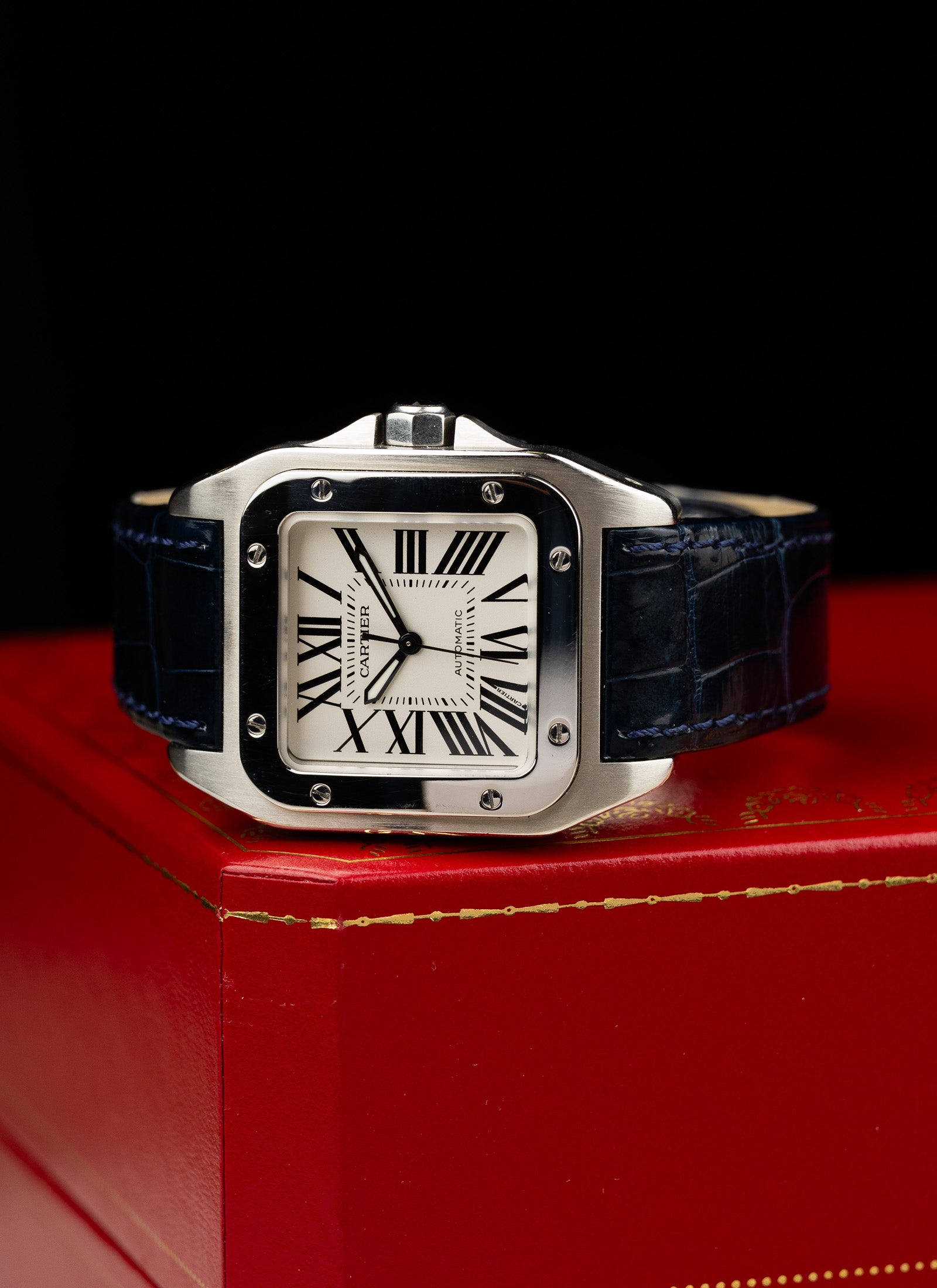 2000s Cartier Santos 100 Medium 2878