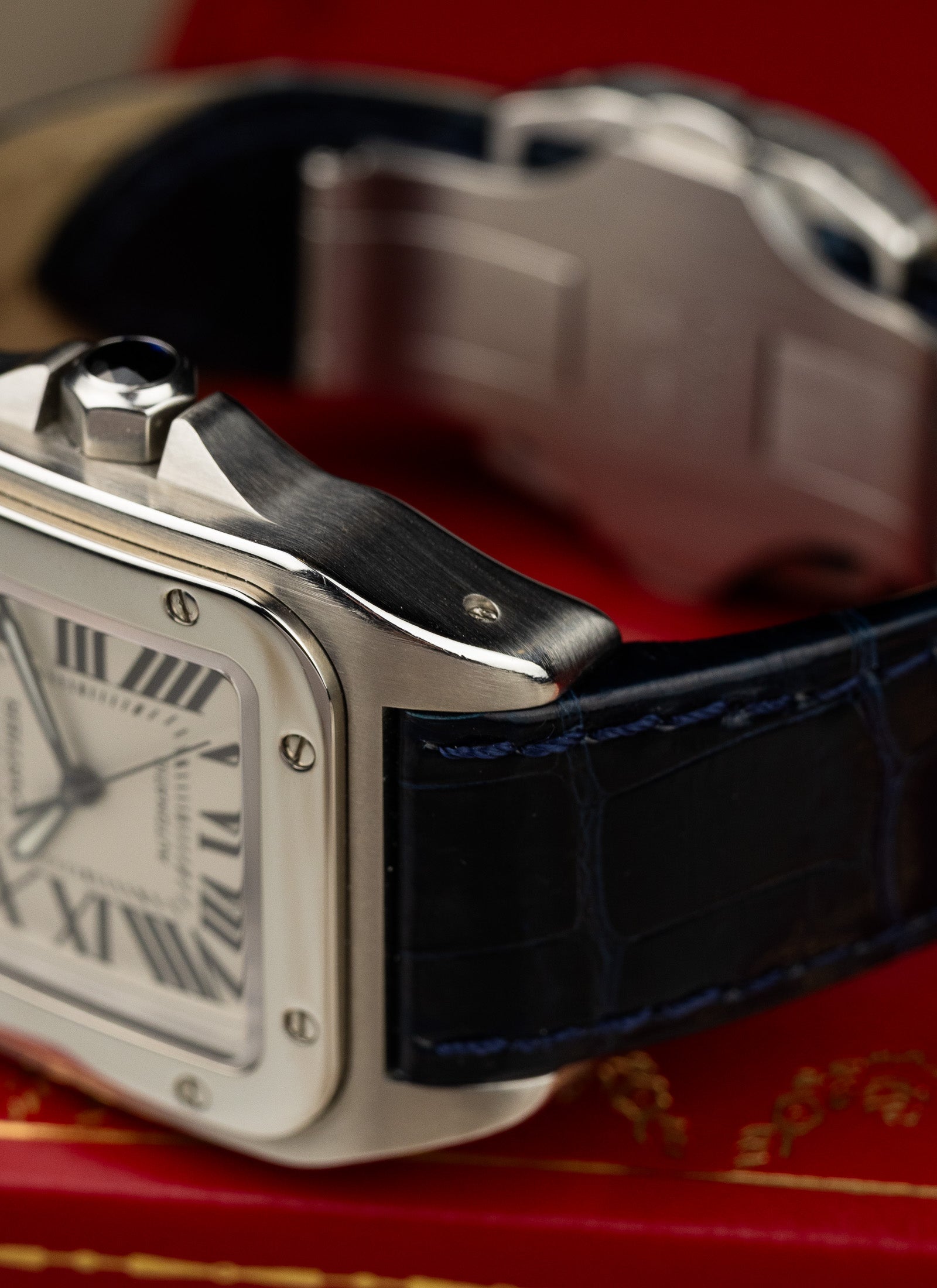 2000s Cartier Santos 100 Medium 2878