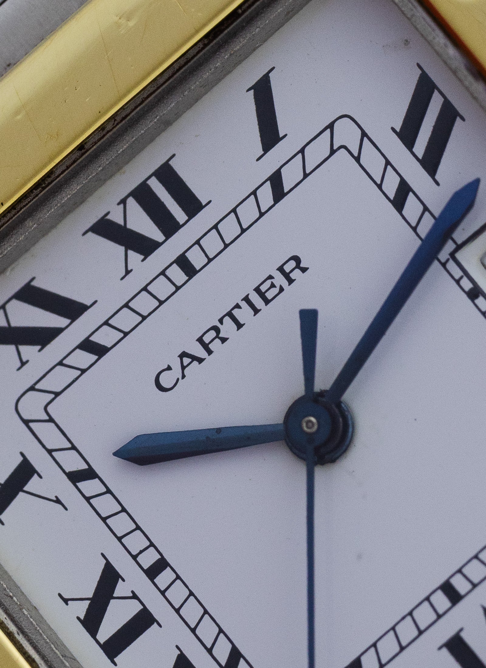 1990s Cartier Santos Caree Automatique Box