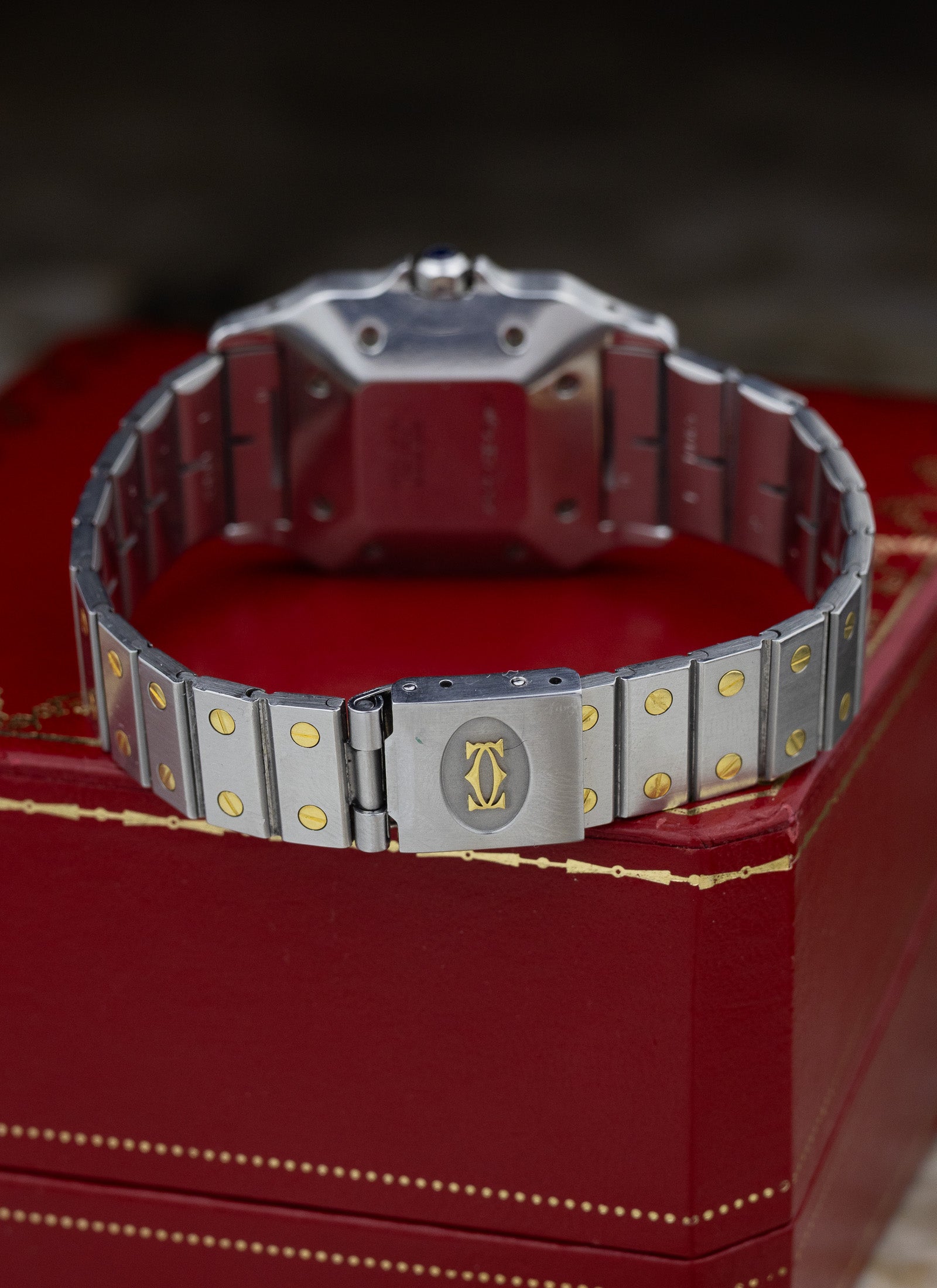1990s Cartier Santos Caree Automatique Box