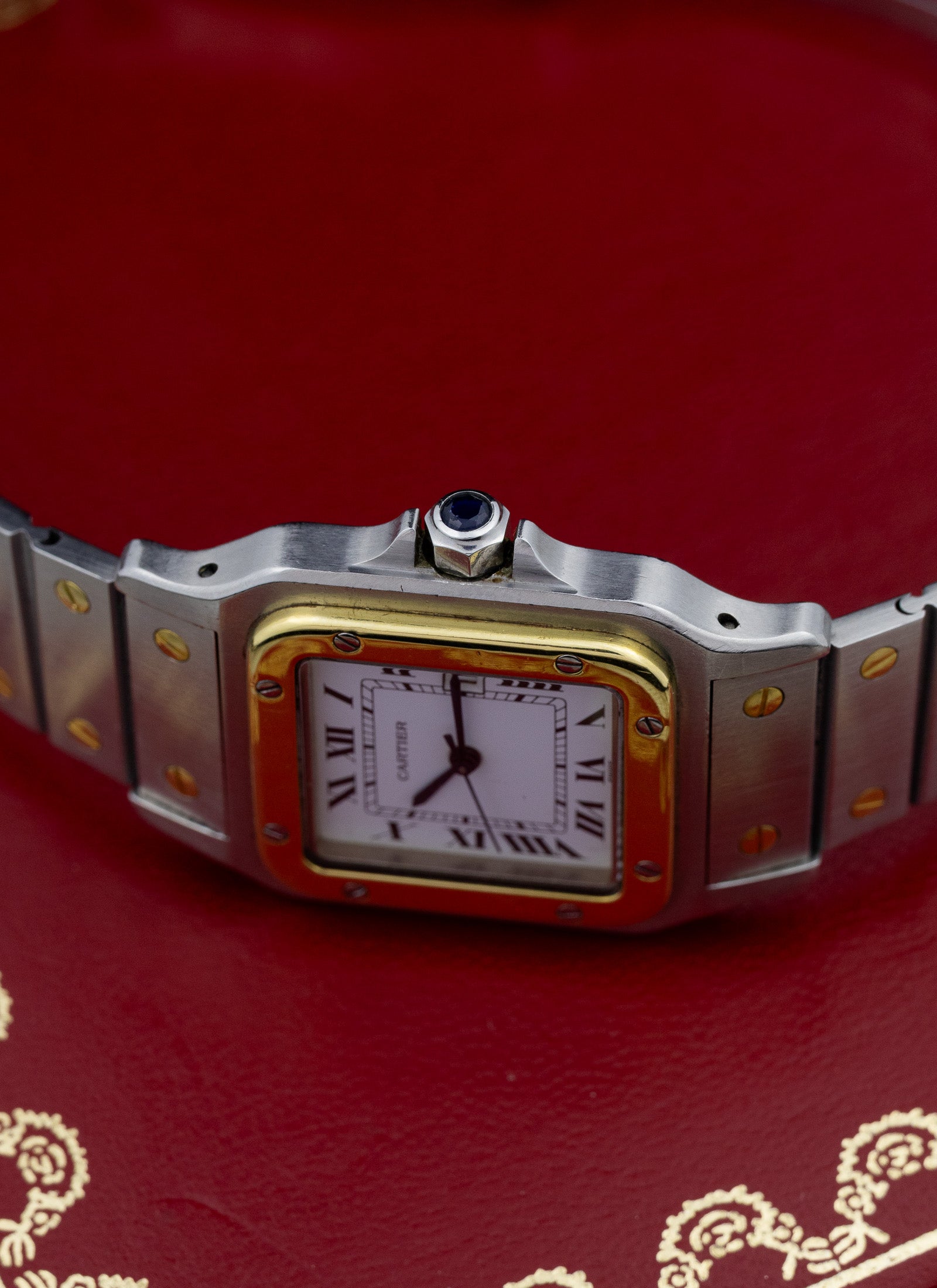 1990s Cartier Santos Caree Automatique Box
