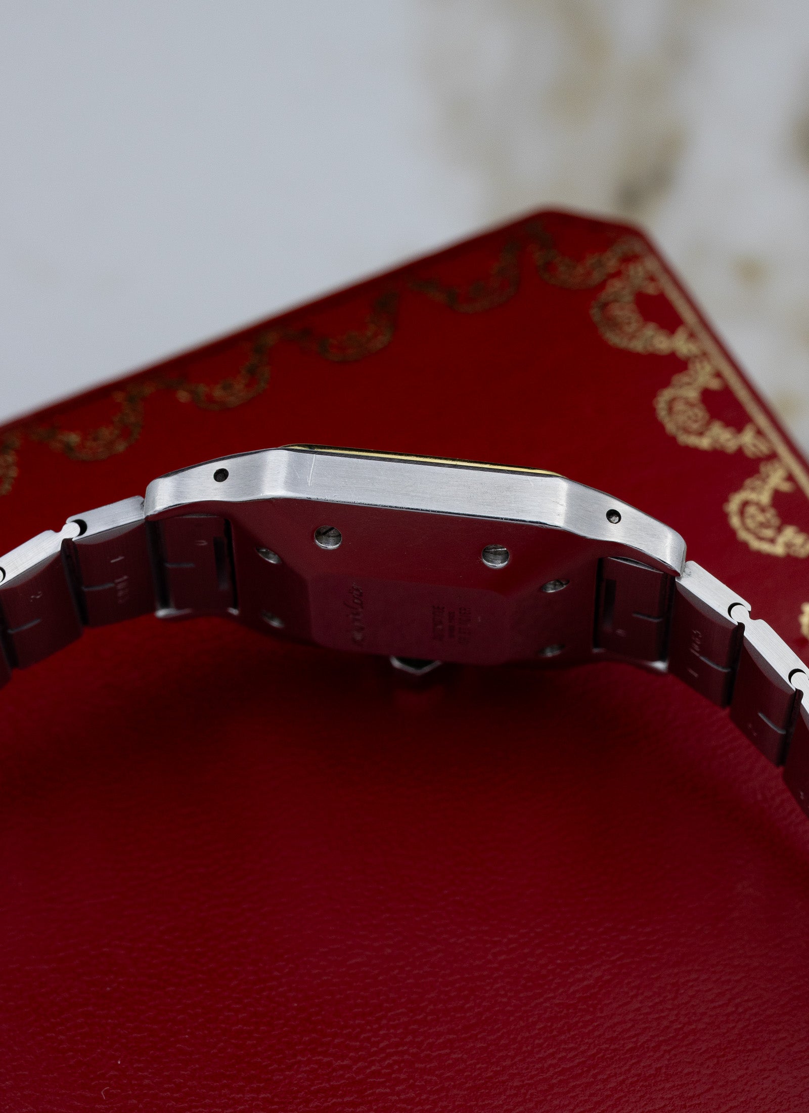 1990s Cartier Santos Caree Automatique Box