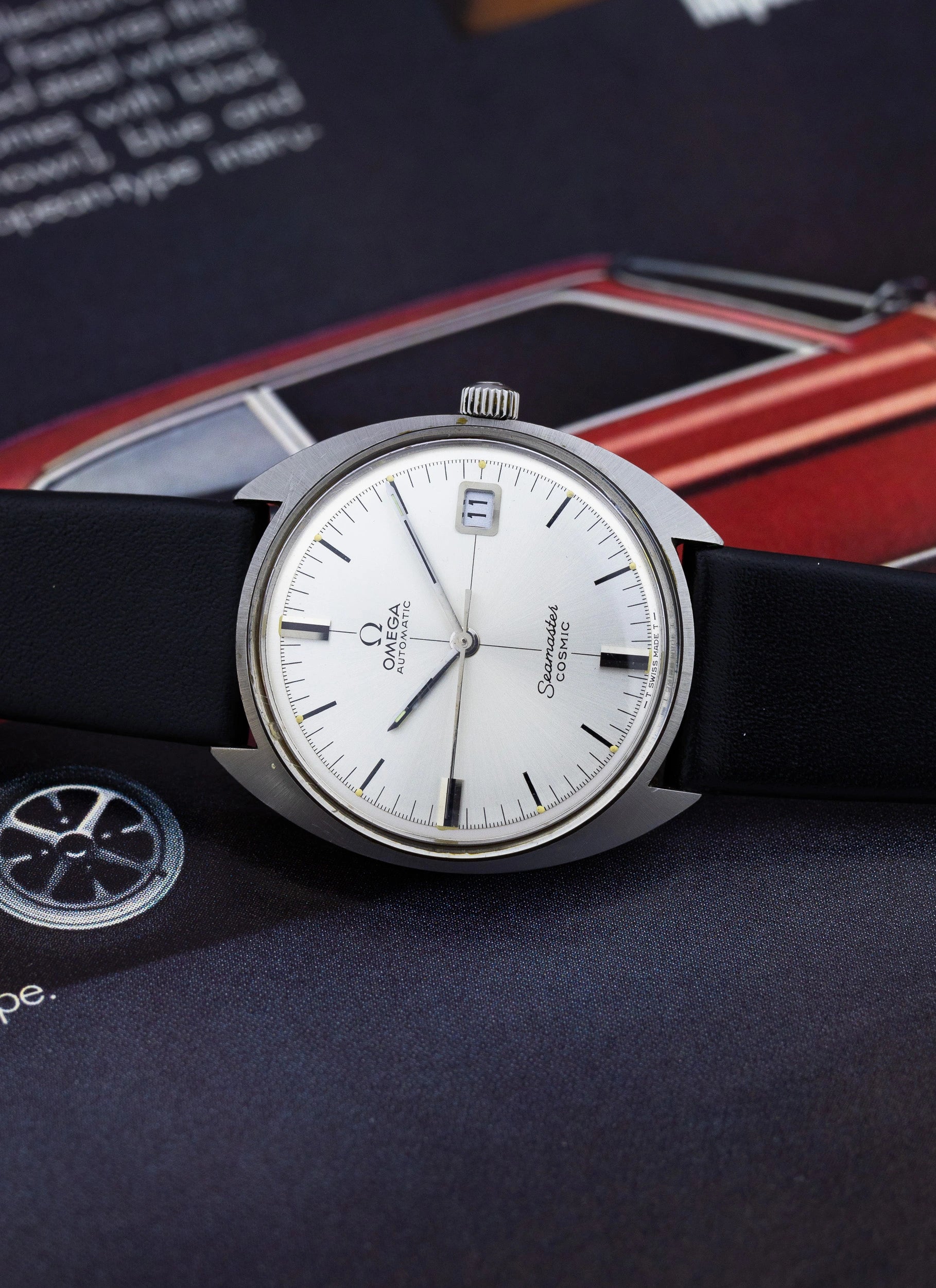 1960s Omega Seamaster Cosmic Cross-Hair Dial 166.026 cal. 552