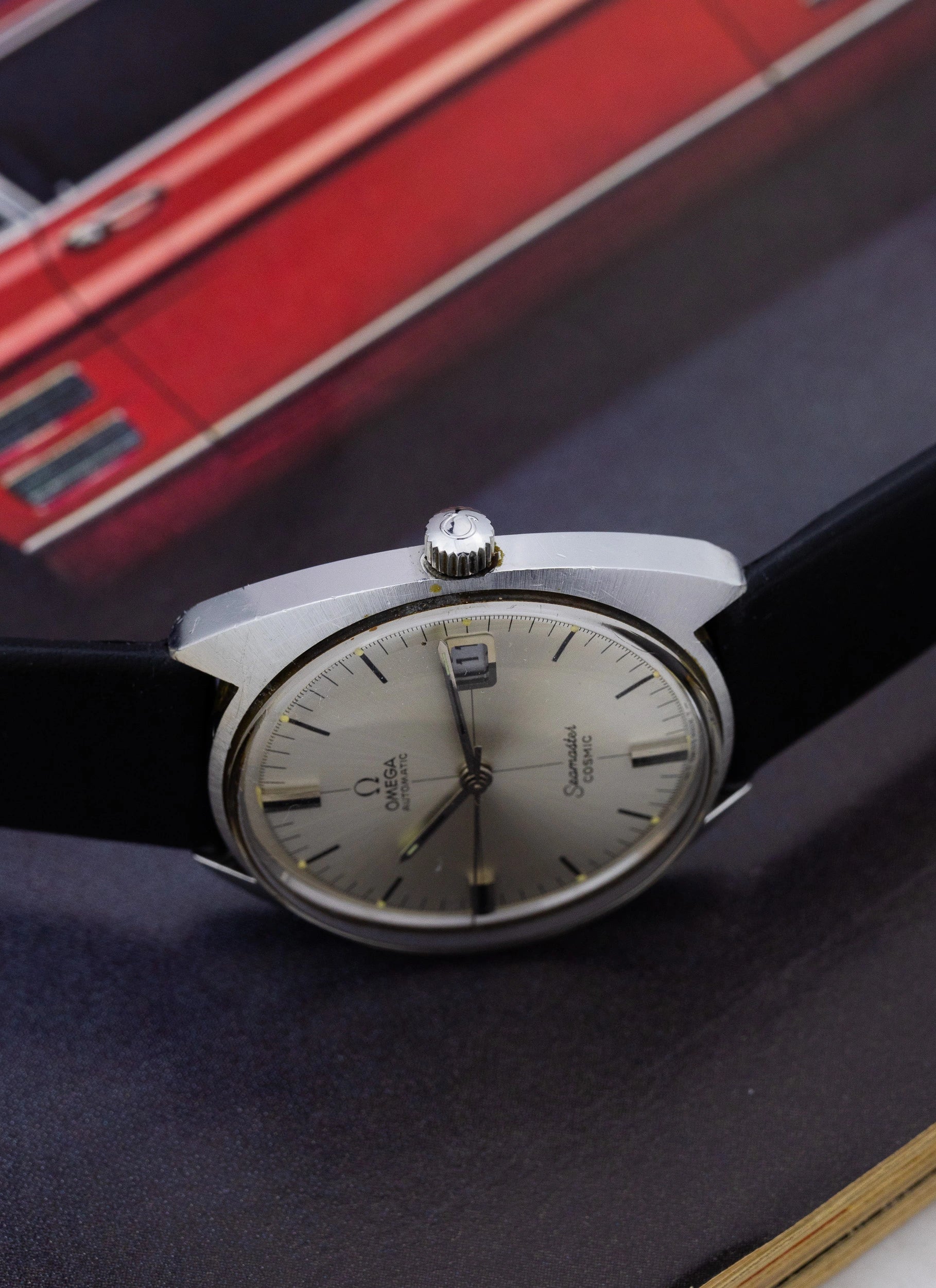 1960s Omega Seamaster Cosmic Cross-Hair Dial 166.026 cal. 552