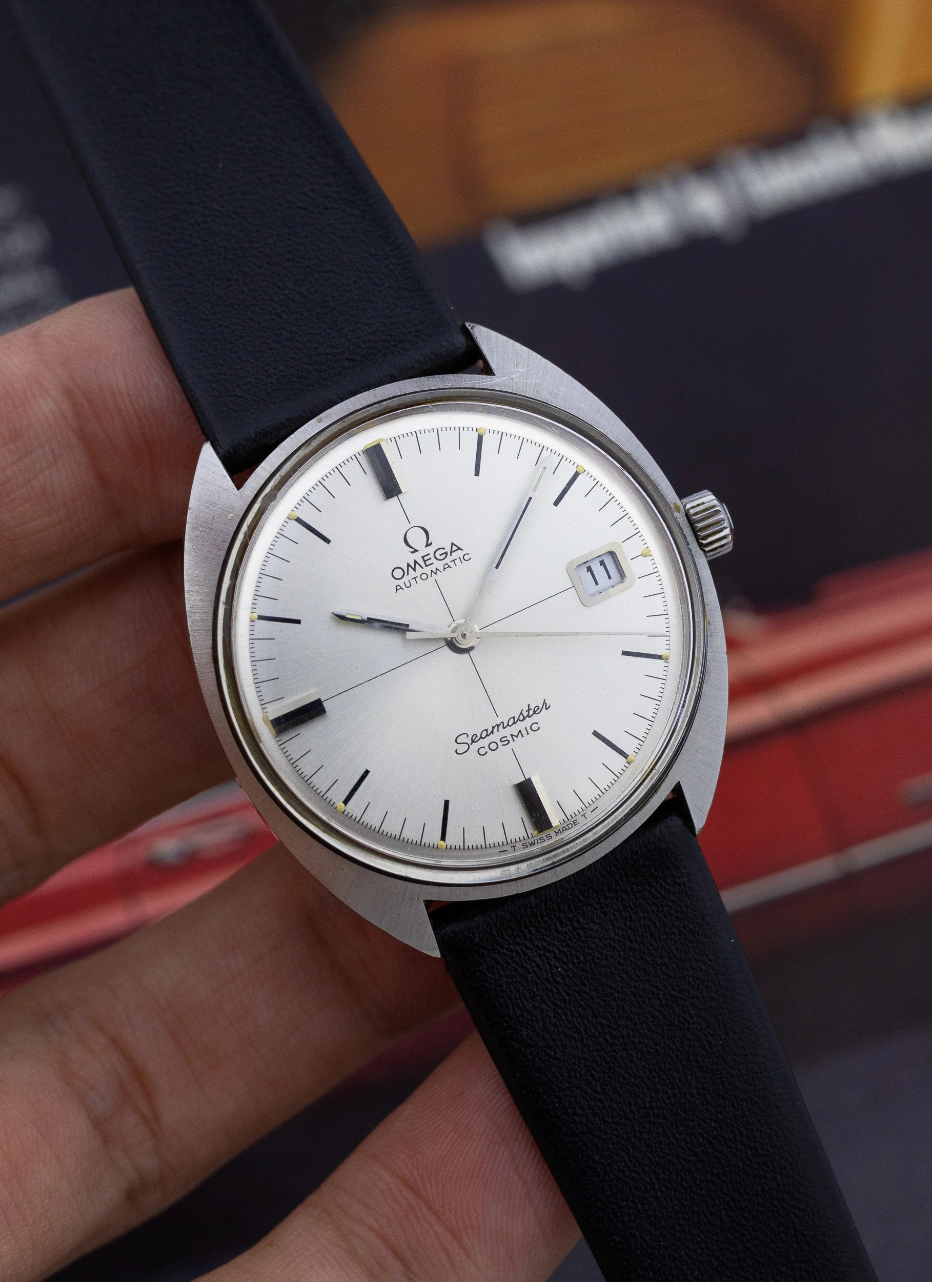 1960s Omega Seamaster Cosmic Cross-Hair Dial 166.026 cal. 552