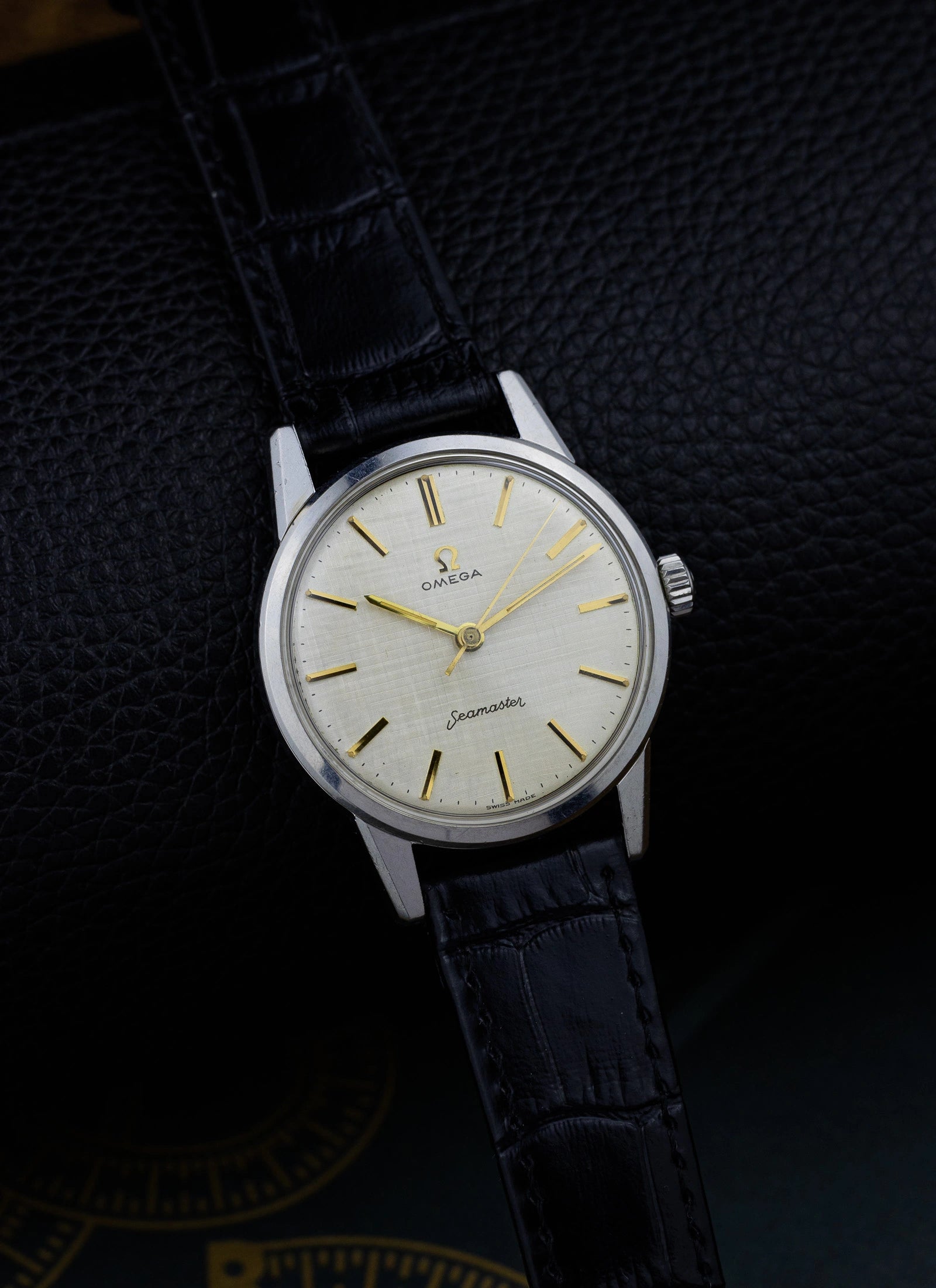 1961 Omega Seamaster Linen Dial 14390-61-SC cal. 285 Serviced
